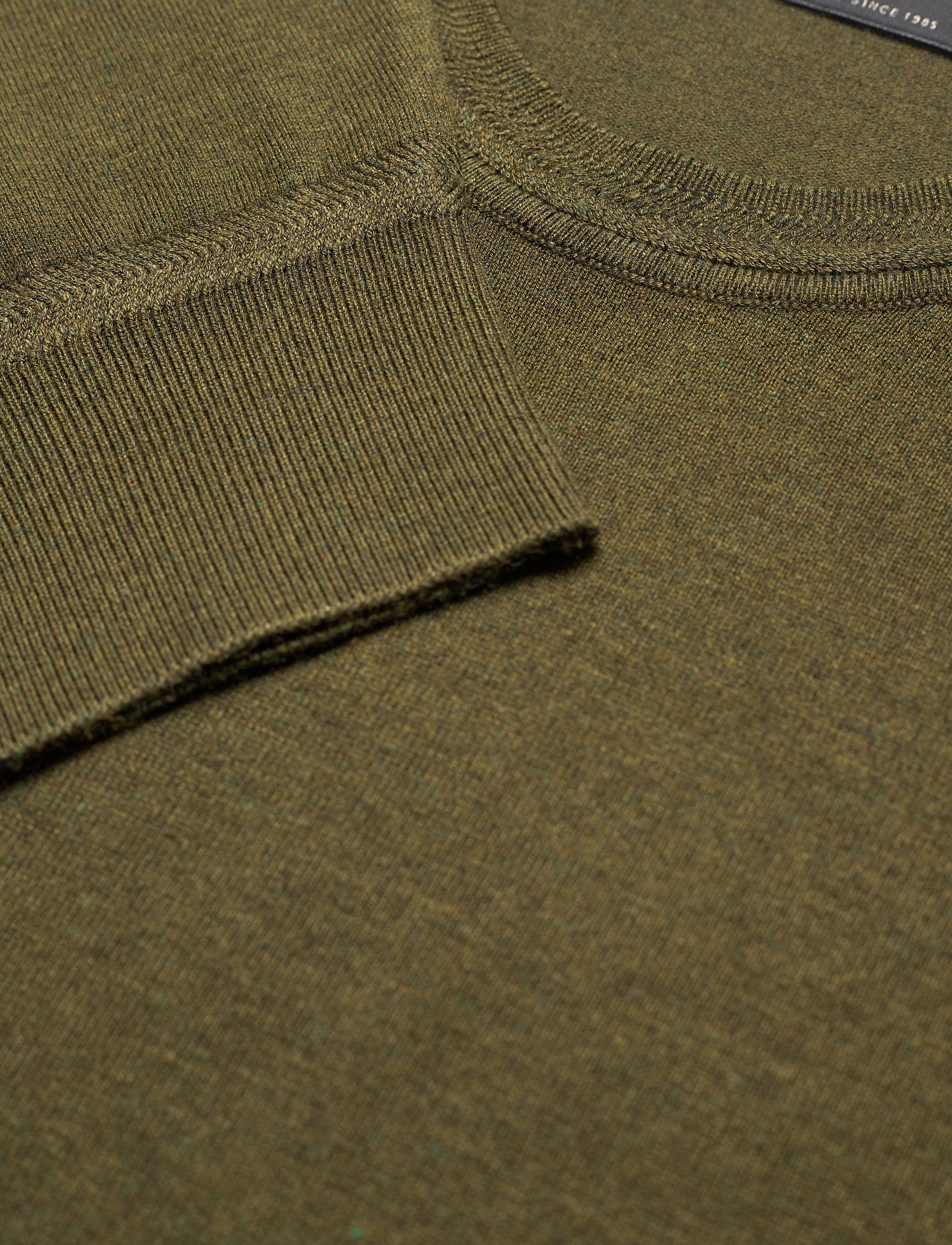 Scotch & Soda - Classic crewneck pull - army melange - 2