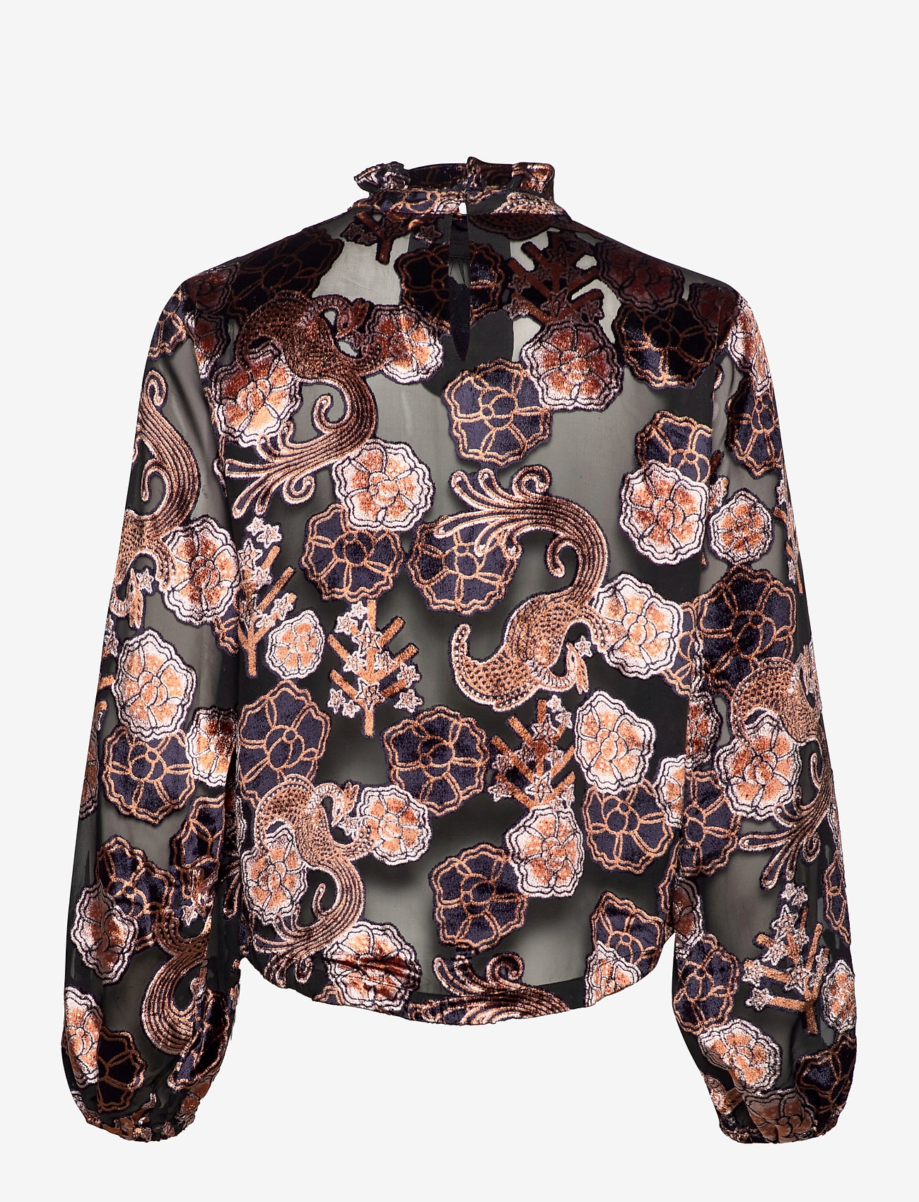 Scotch & Soda - Top in printed sheer velvet quality - combo a - 1