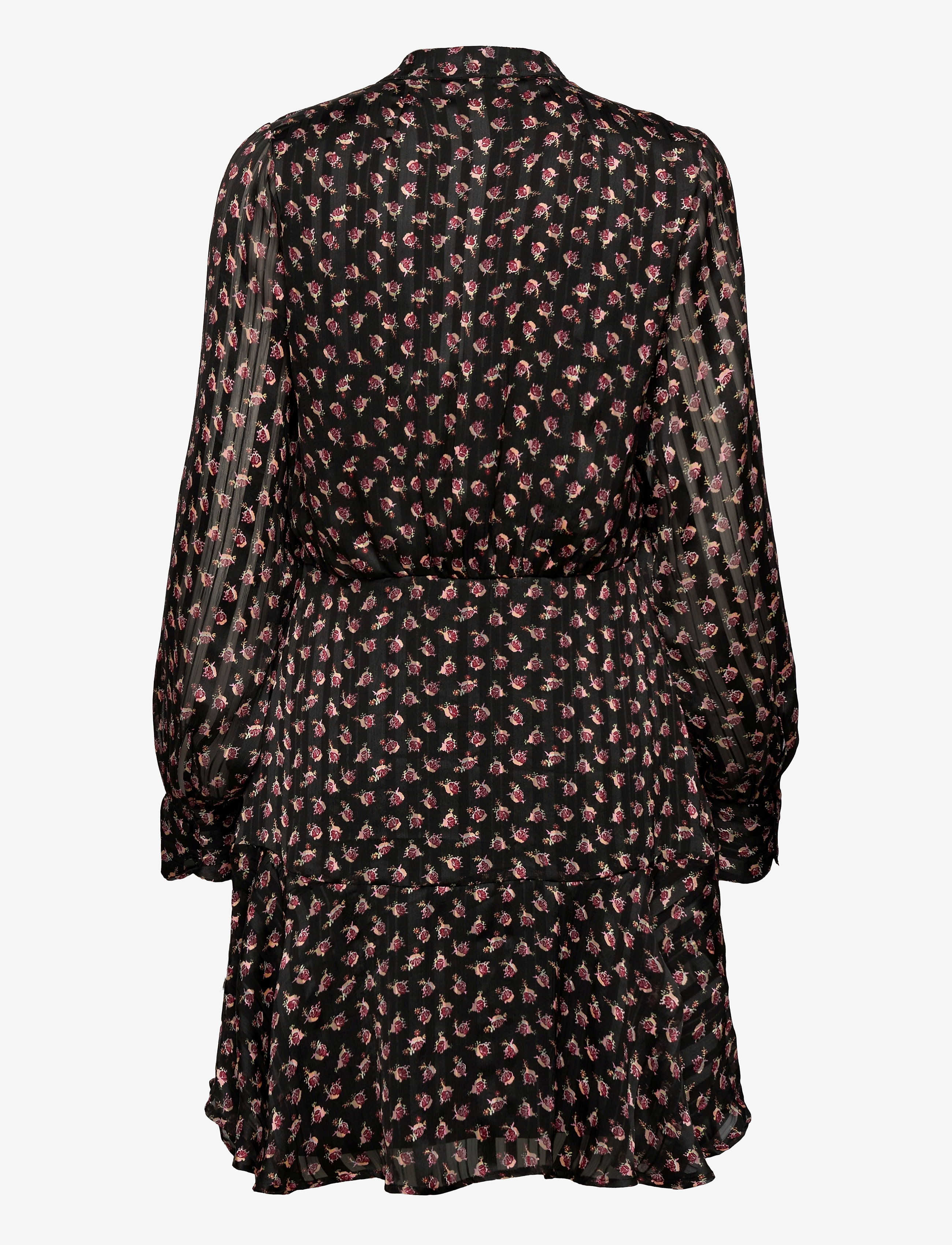 Scotch & Soda - Floral printed dress in sheer stripe quality - combo e - 2