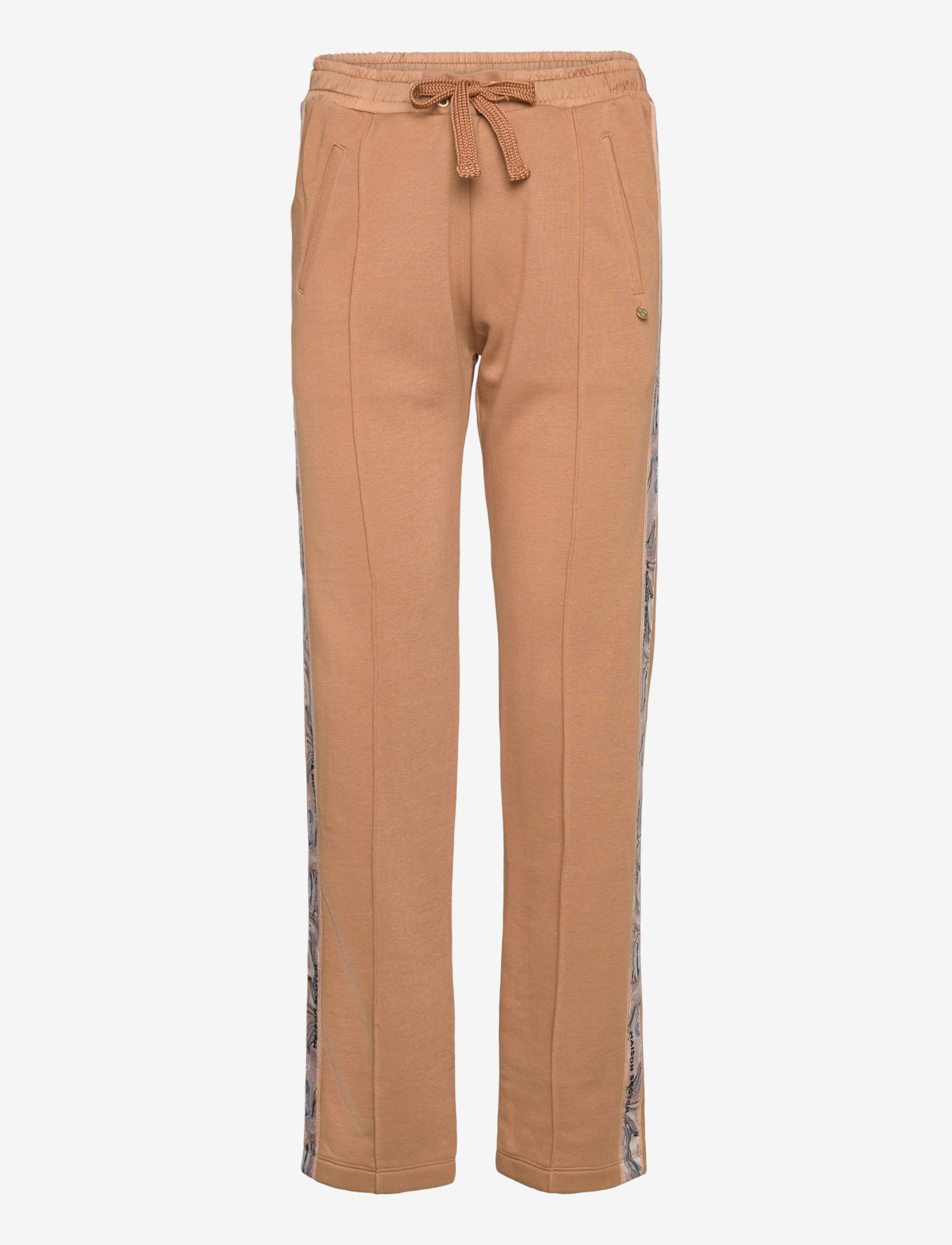 Scotch & Soda - Sweatpants with side tapes - camel - 1