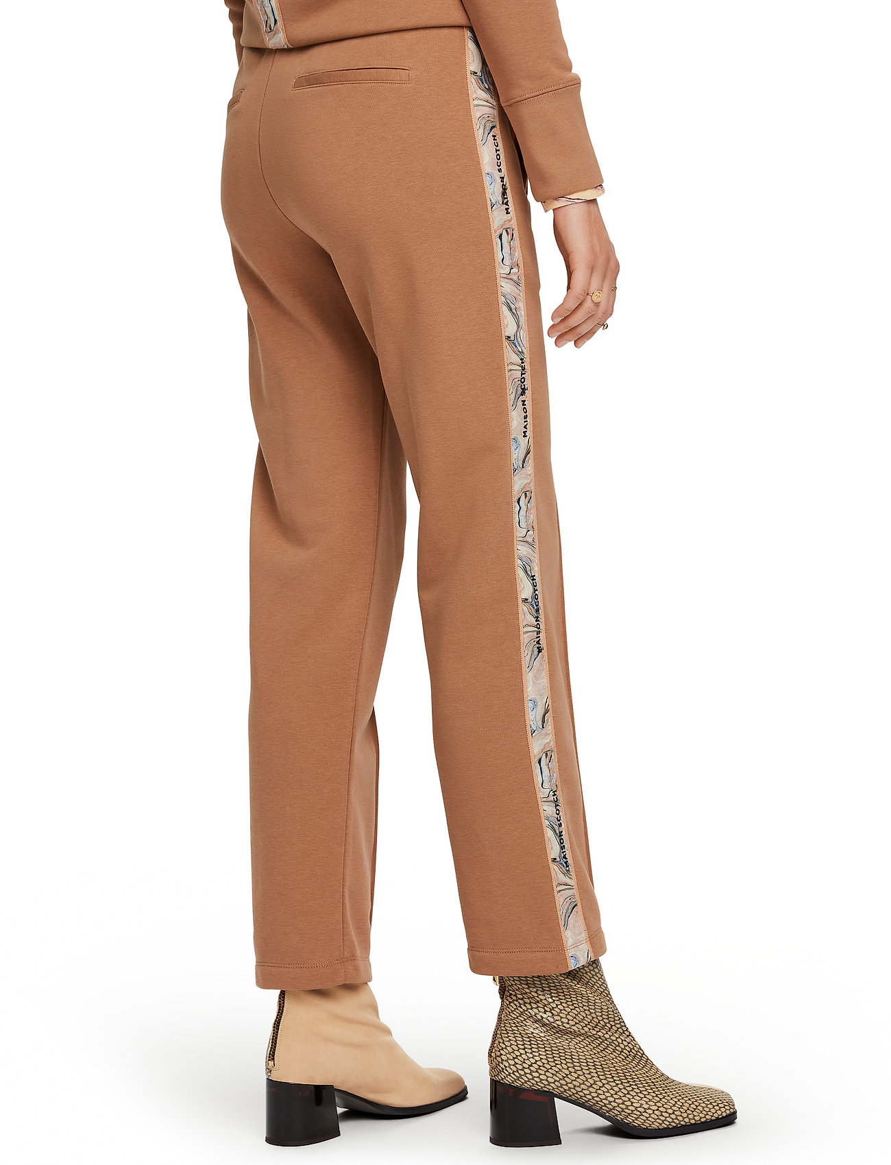 Scotch & Soda - Sweatpants with side tapes - camel - 5