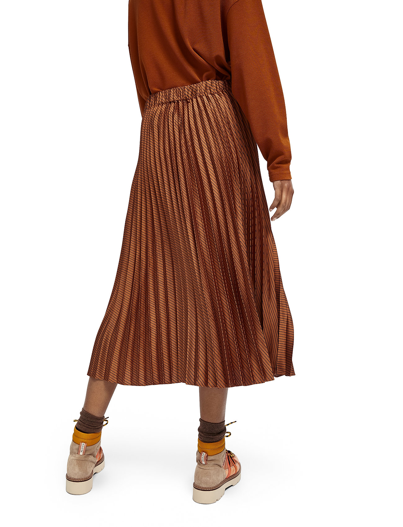 Scotch & Soda - Pleated midi length skirt - combo s - 3