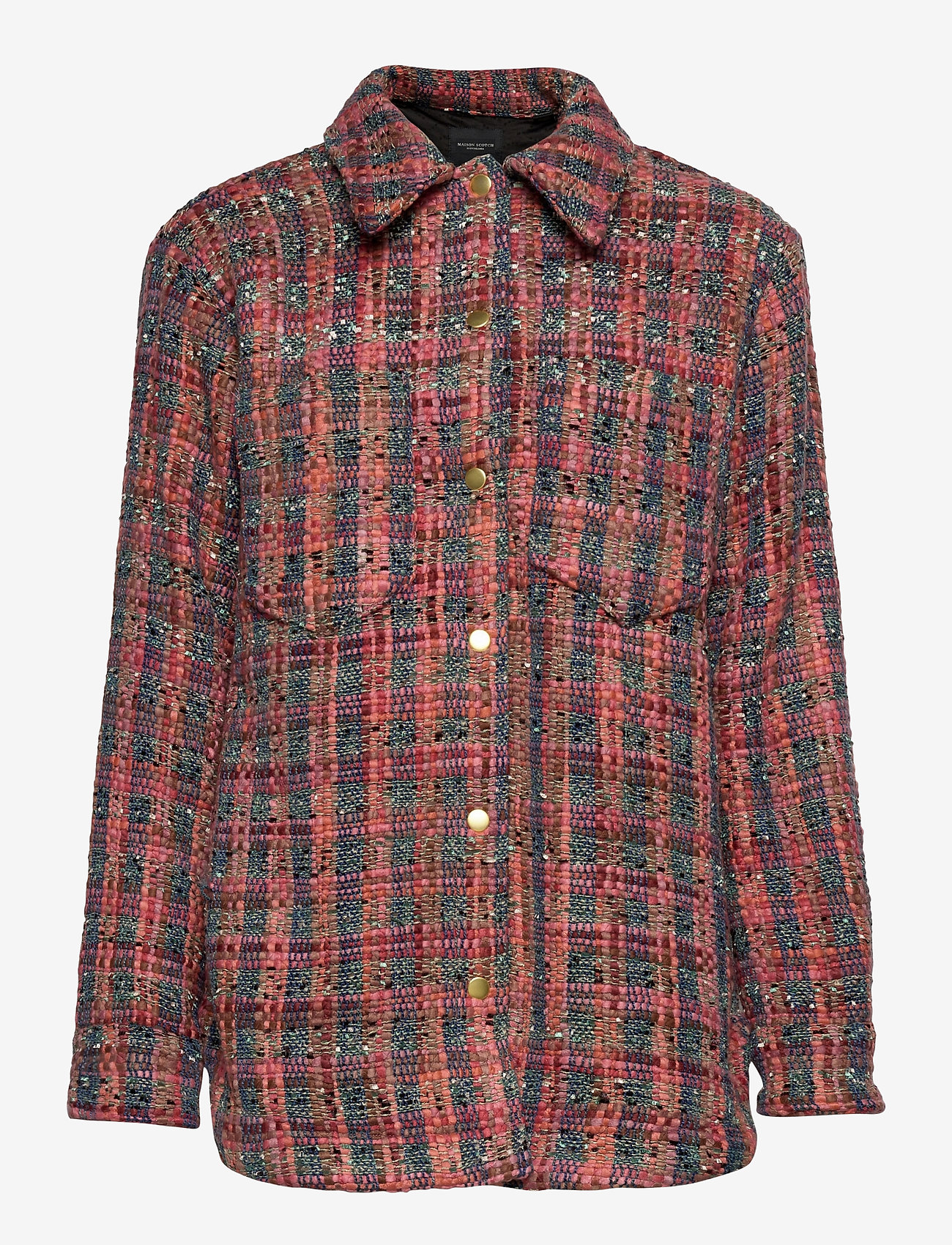 Scotch & Soda - Shirt jacket in special tweed fabric - combo q - 0