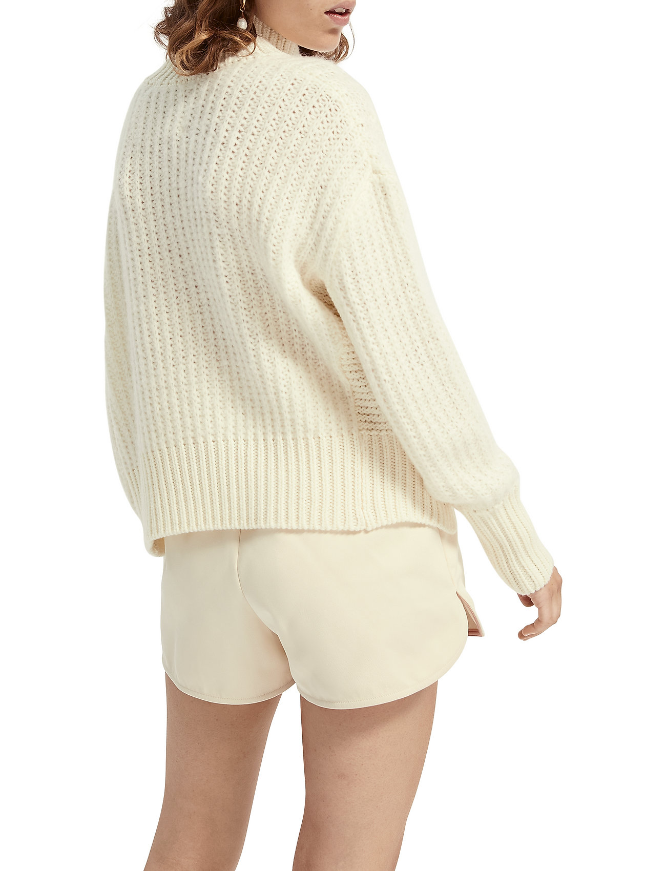 Scotch & Soda - Soft high neck pull - icy white - 3