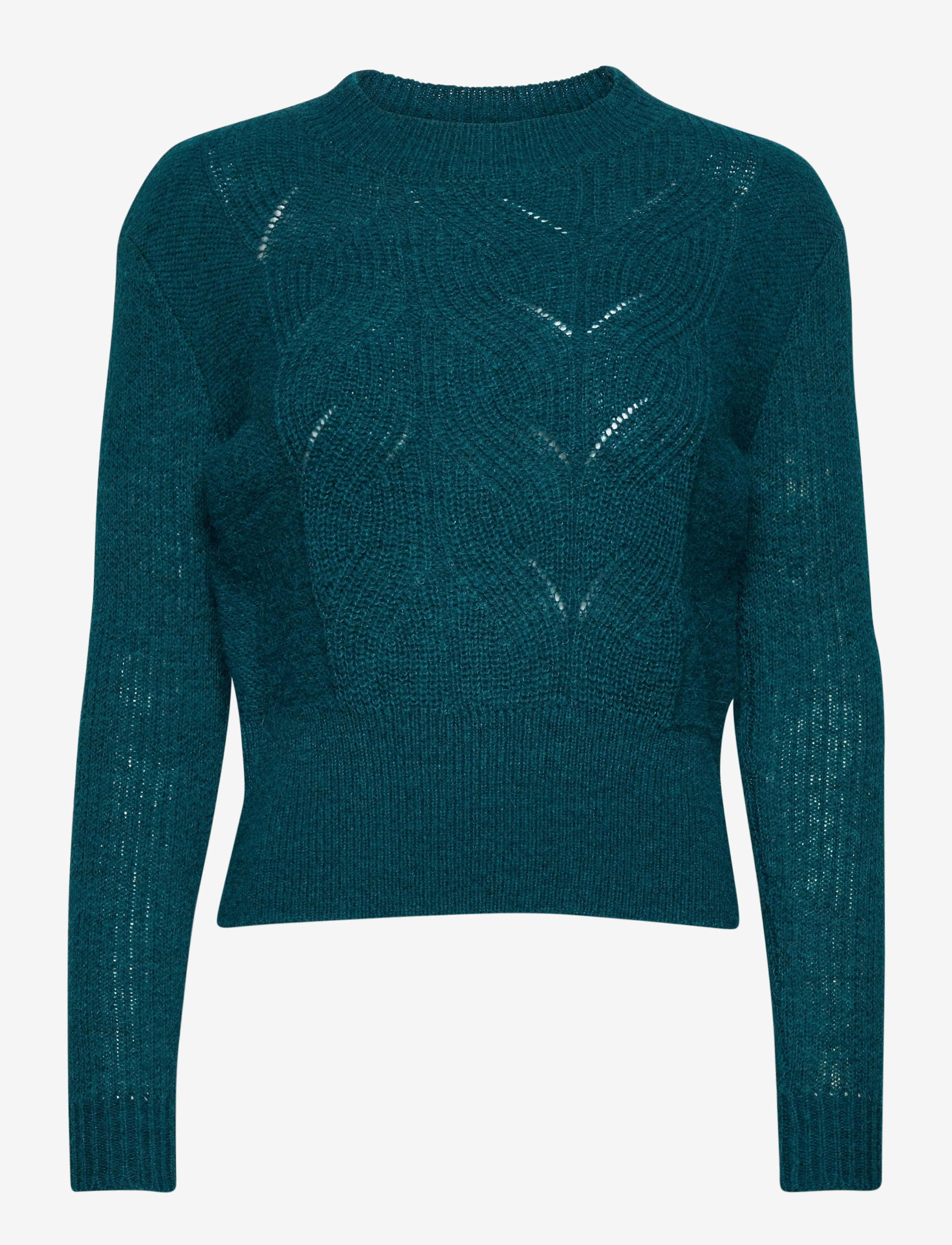 Scotch & Soda - Fuzzy knit with cable stitches - cosmic pine - 1