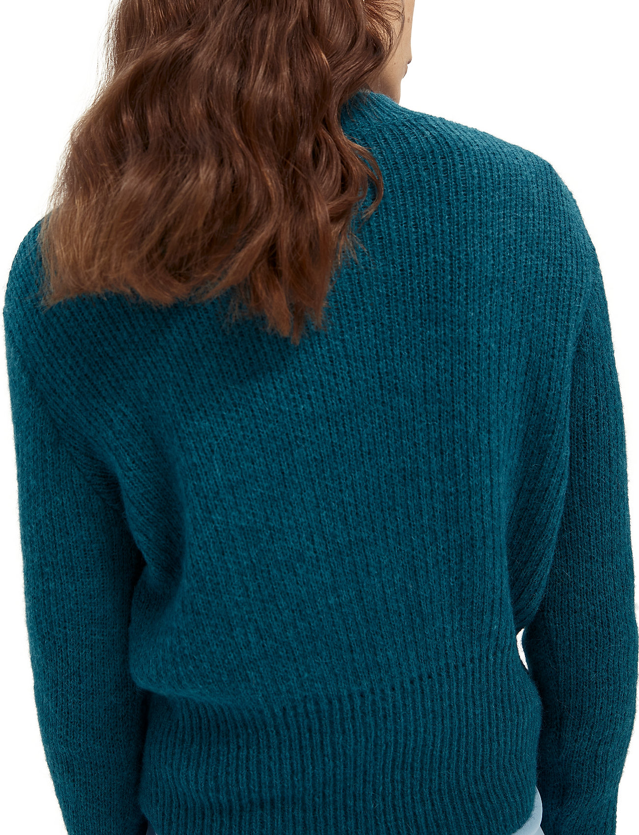 Scotch & Soda - Fuzzy knit with cable stitches - cosmic pine - 5