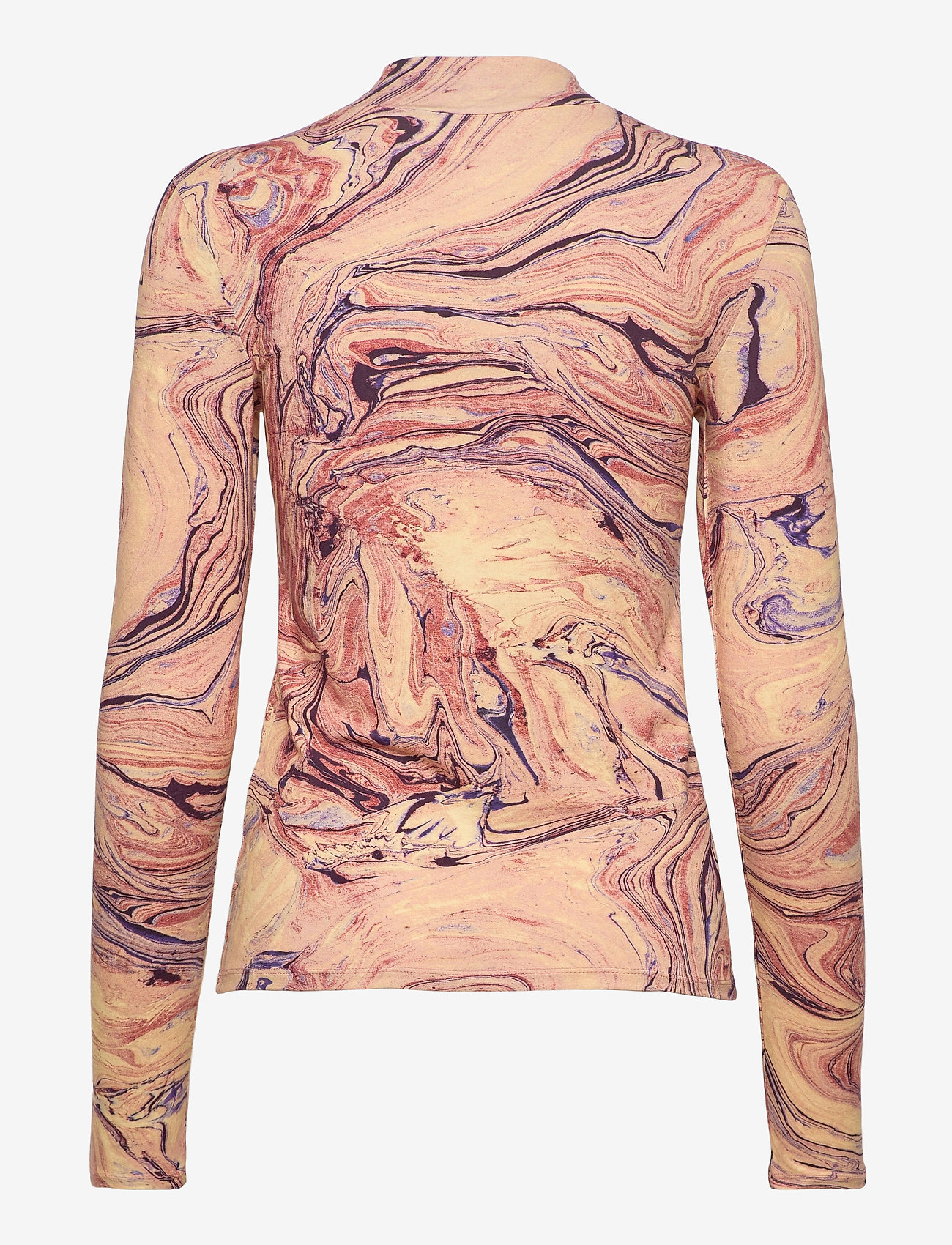 Scotch & Soda - Printed long sleeve tee with high neck - combo h - 1