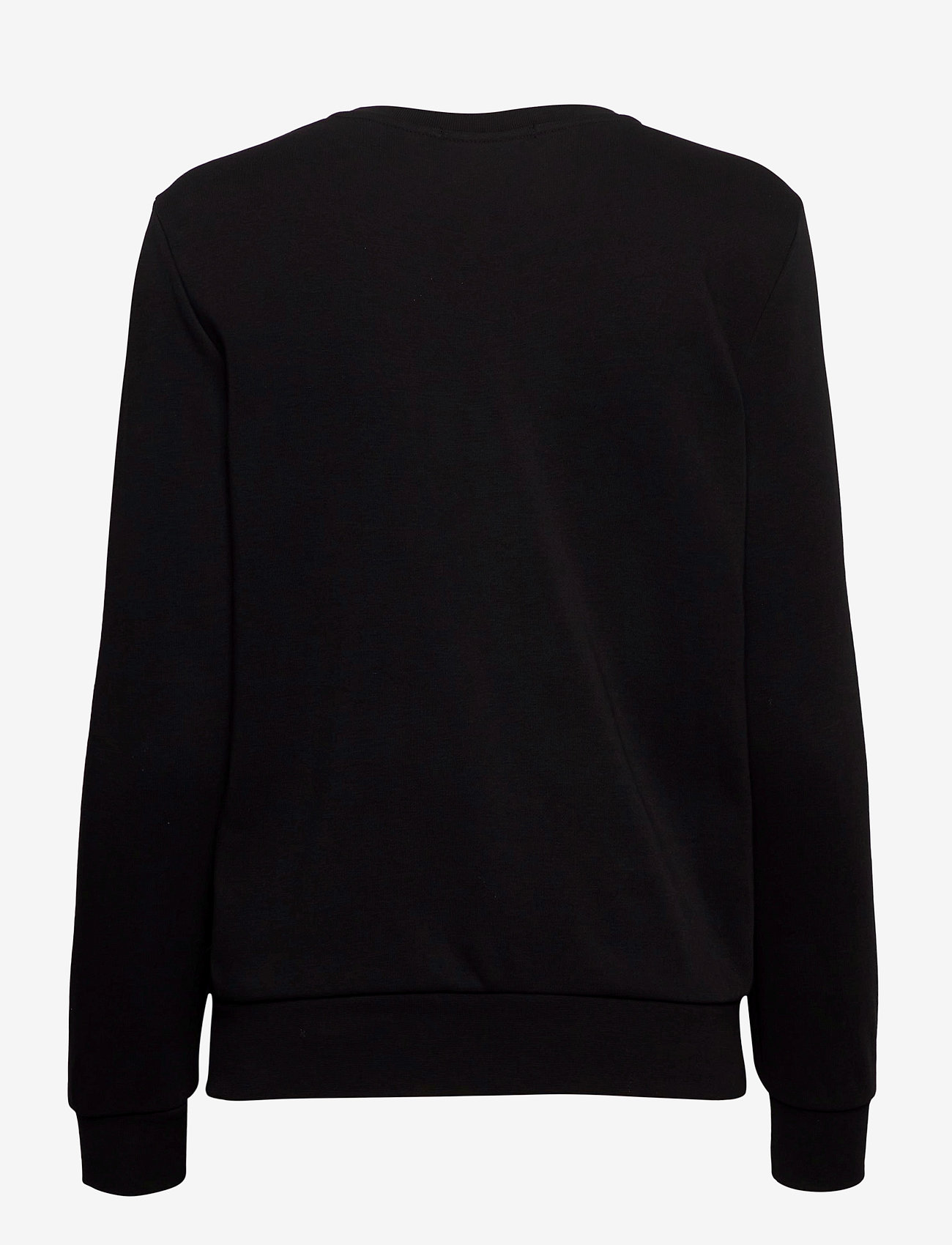 Scotch & Soda - Crewneck sweat with embroidered artwork - black - 1