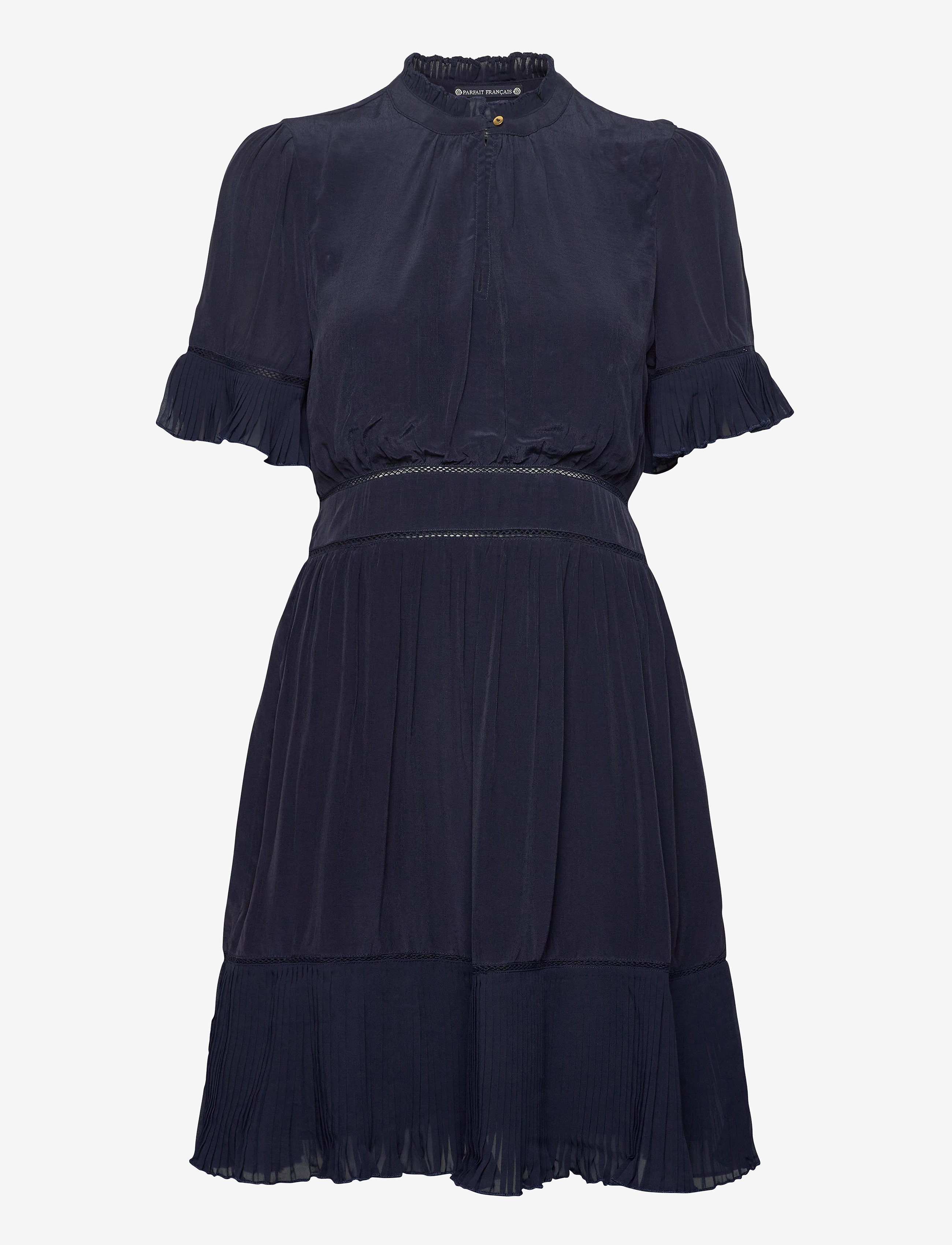 Scotch & Soda - Feminine viscose dress with pleating details - night - 1