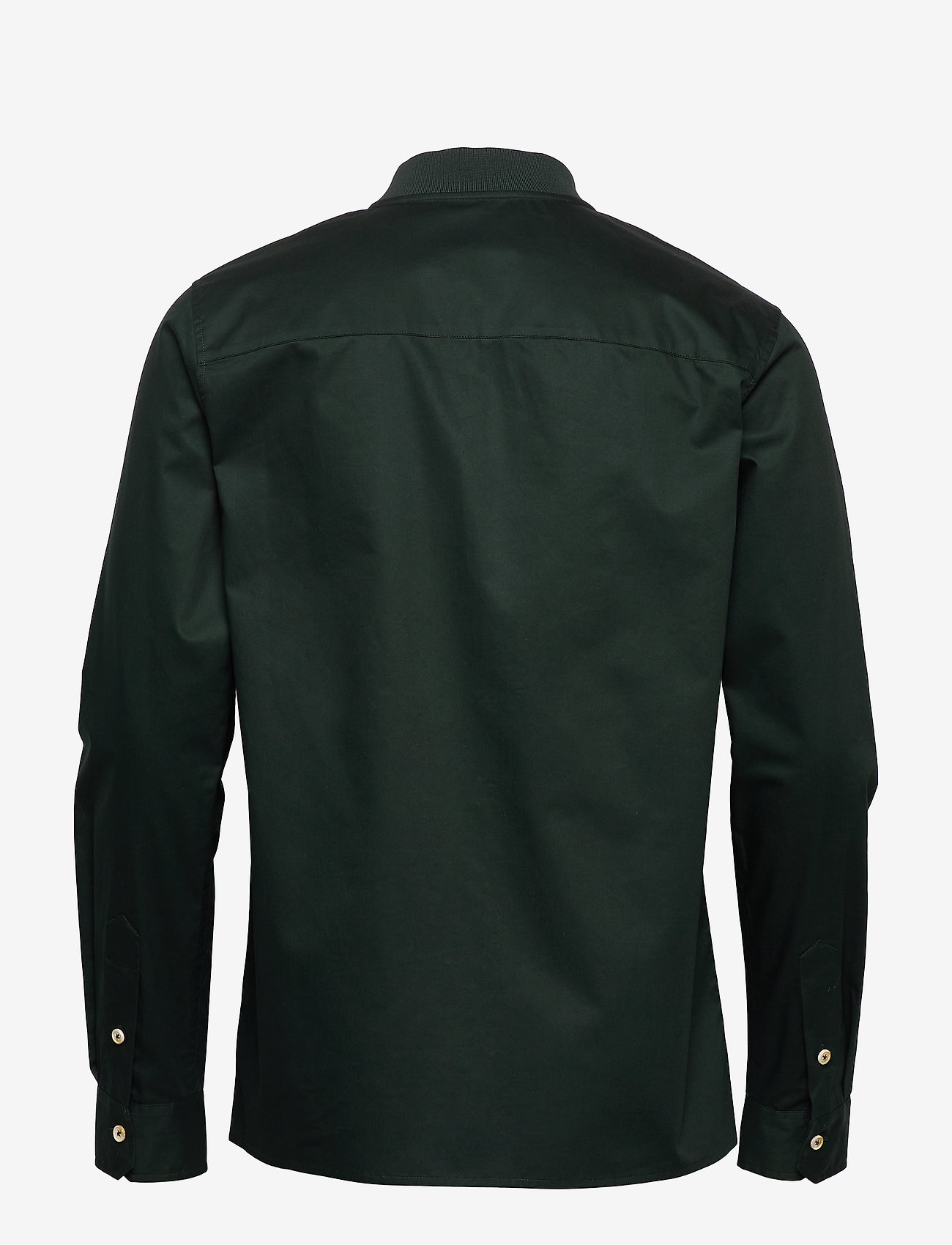 Scotch & Soda - Long sleeve shirt with bomber collar - lagoon green - 1
