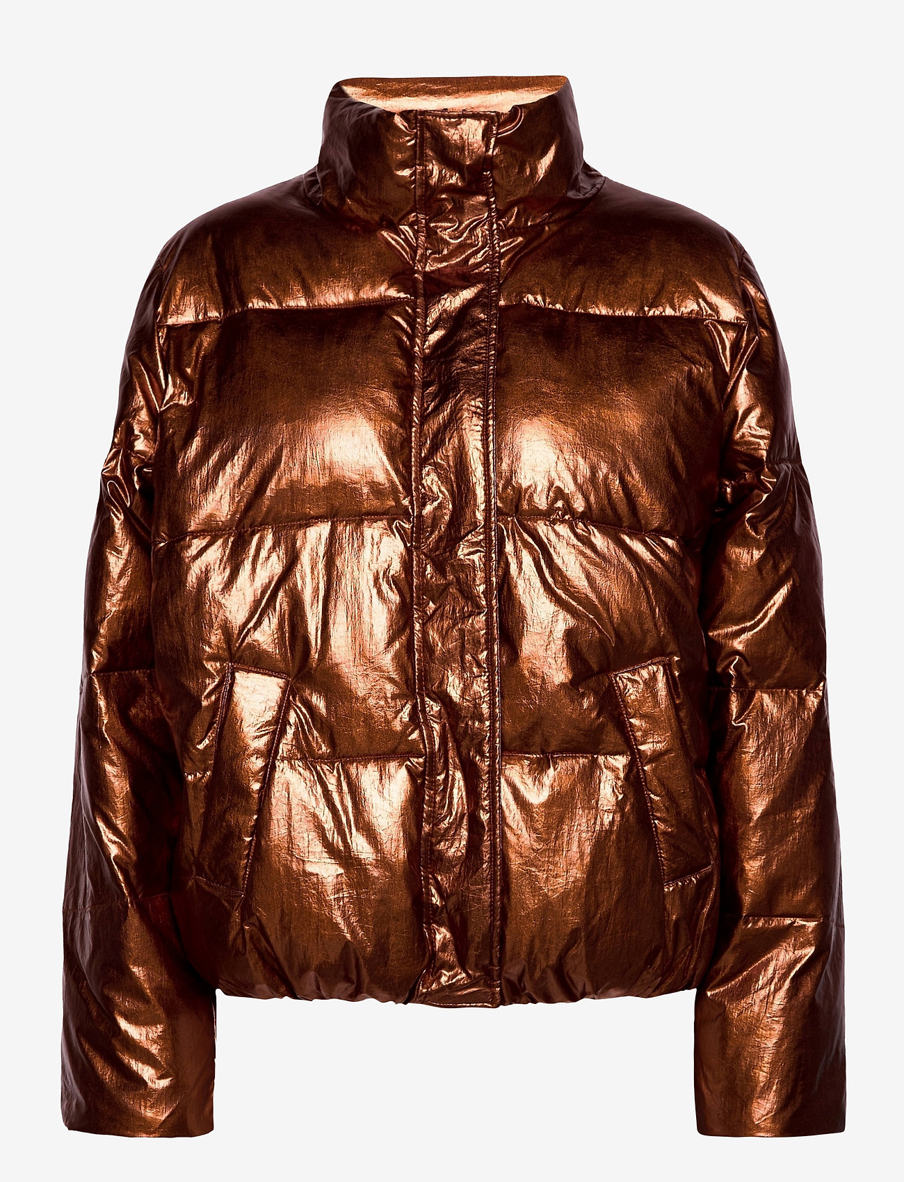 Scotch & Soda - Padded metallic jacket - ivory - 2