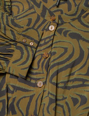 Scotch & Soda - Printed fitted button-through dress - skjortklänningar - combo j - 3