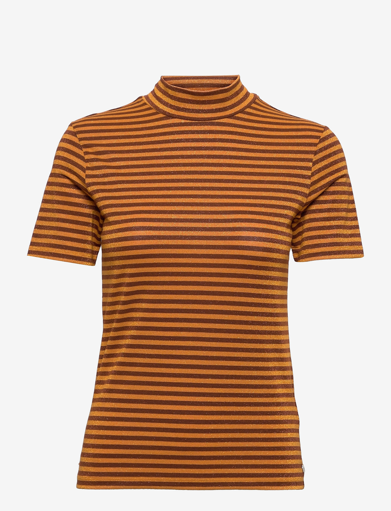 Scotch & Soda - Lurex striped short-sleeved T-shirt - combo t - 0