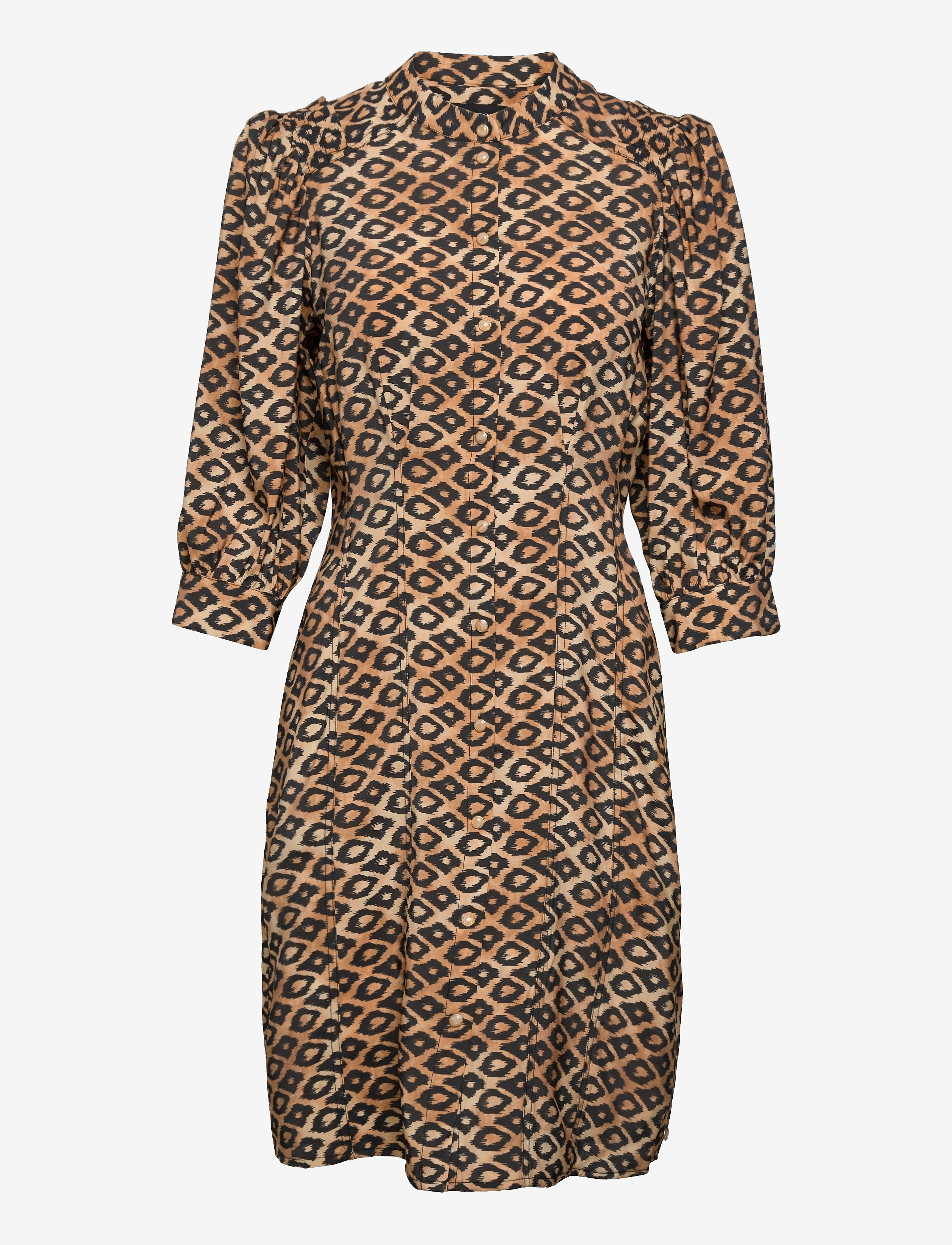 Scotch & Soda Printed fitted button-through dress - Scotch & Soda - COMBO J / multi