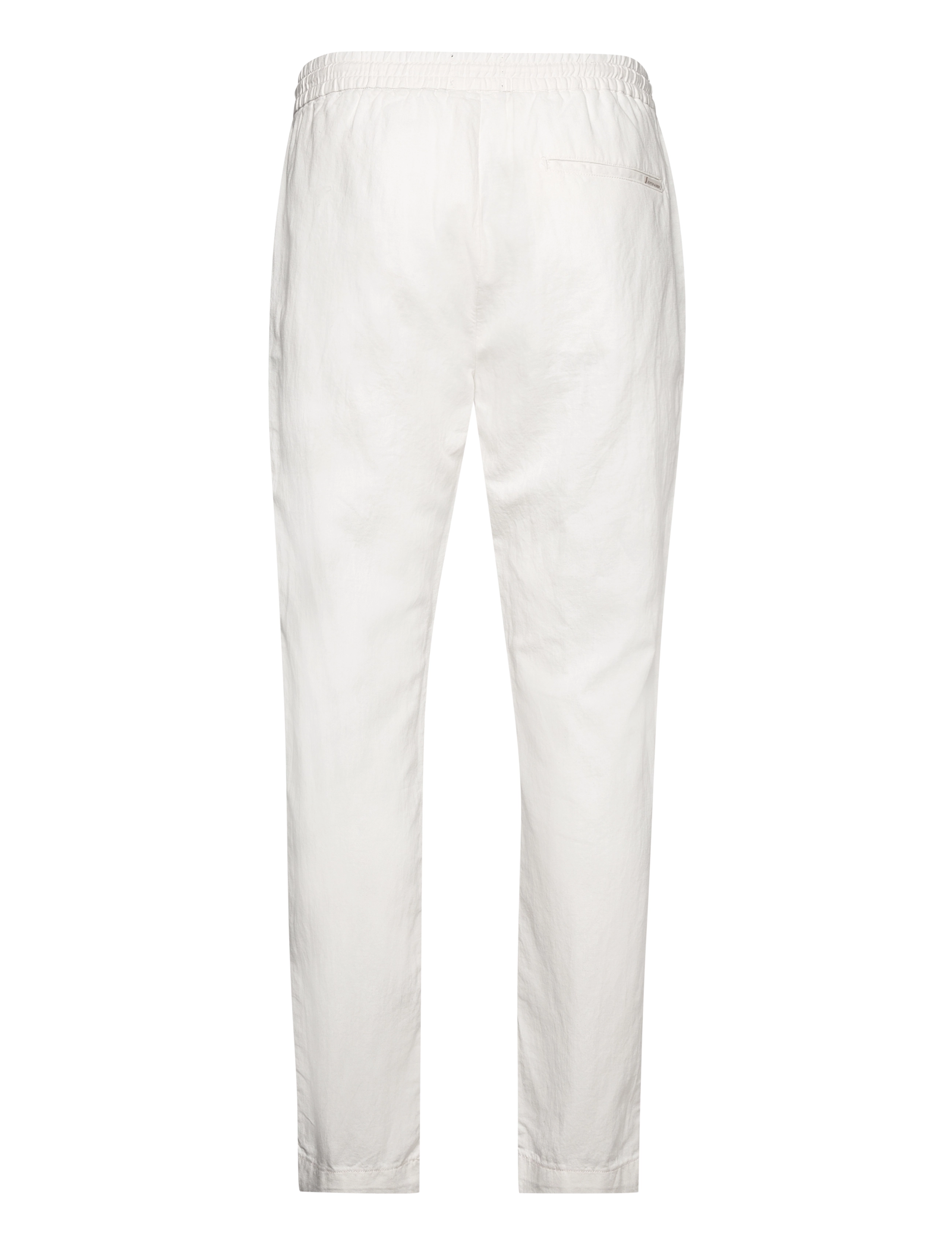 Scotch & Soda - Warren - regular straight fit linen-blend jogger - kit melange - 1