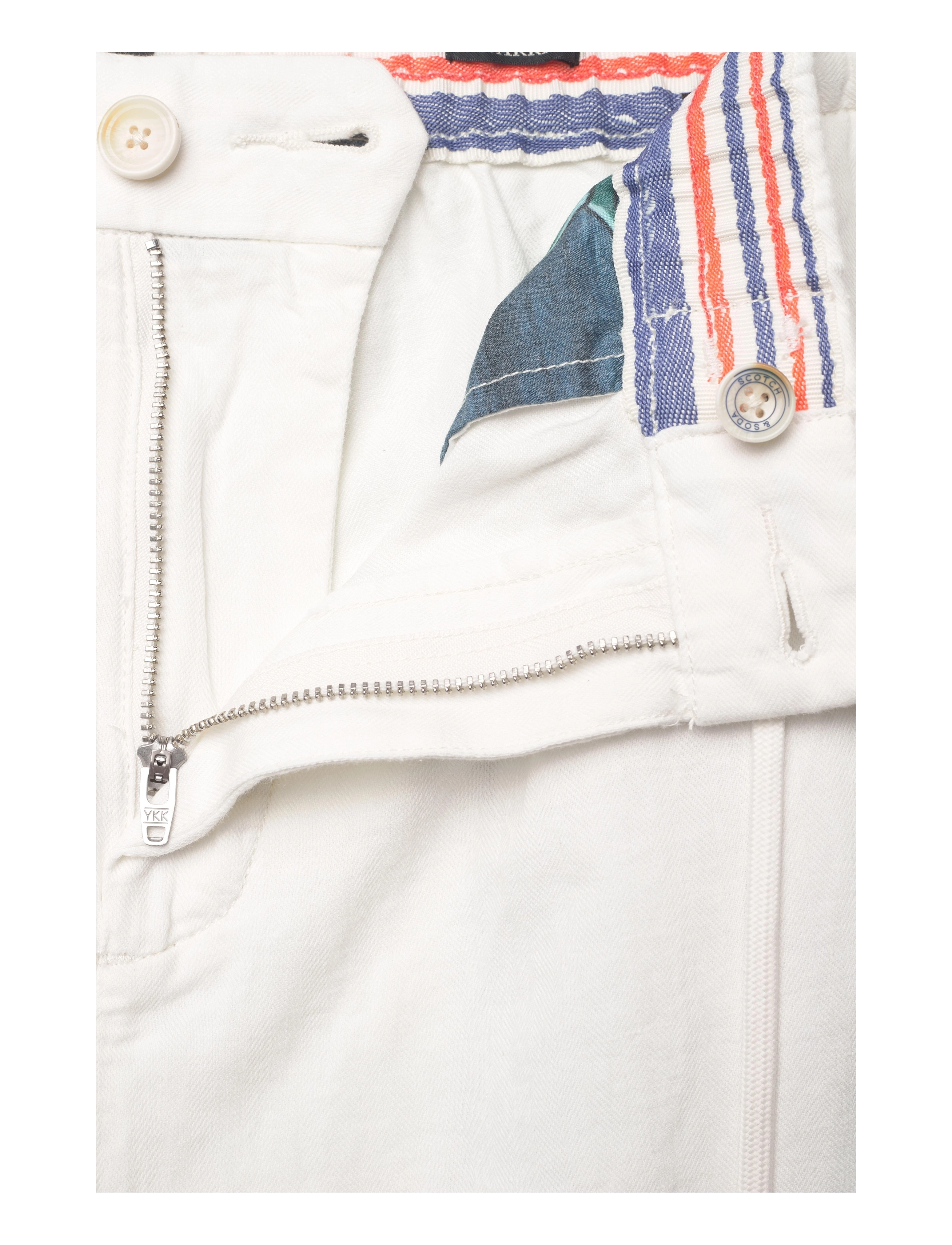 Scotch & Soda - Warren - regular straight fit linen-blend jogger - kit melange - 3