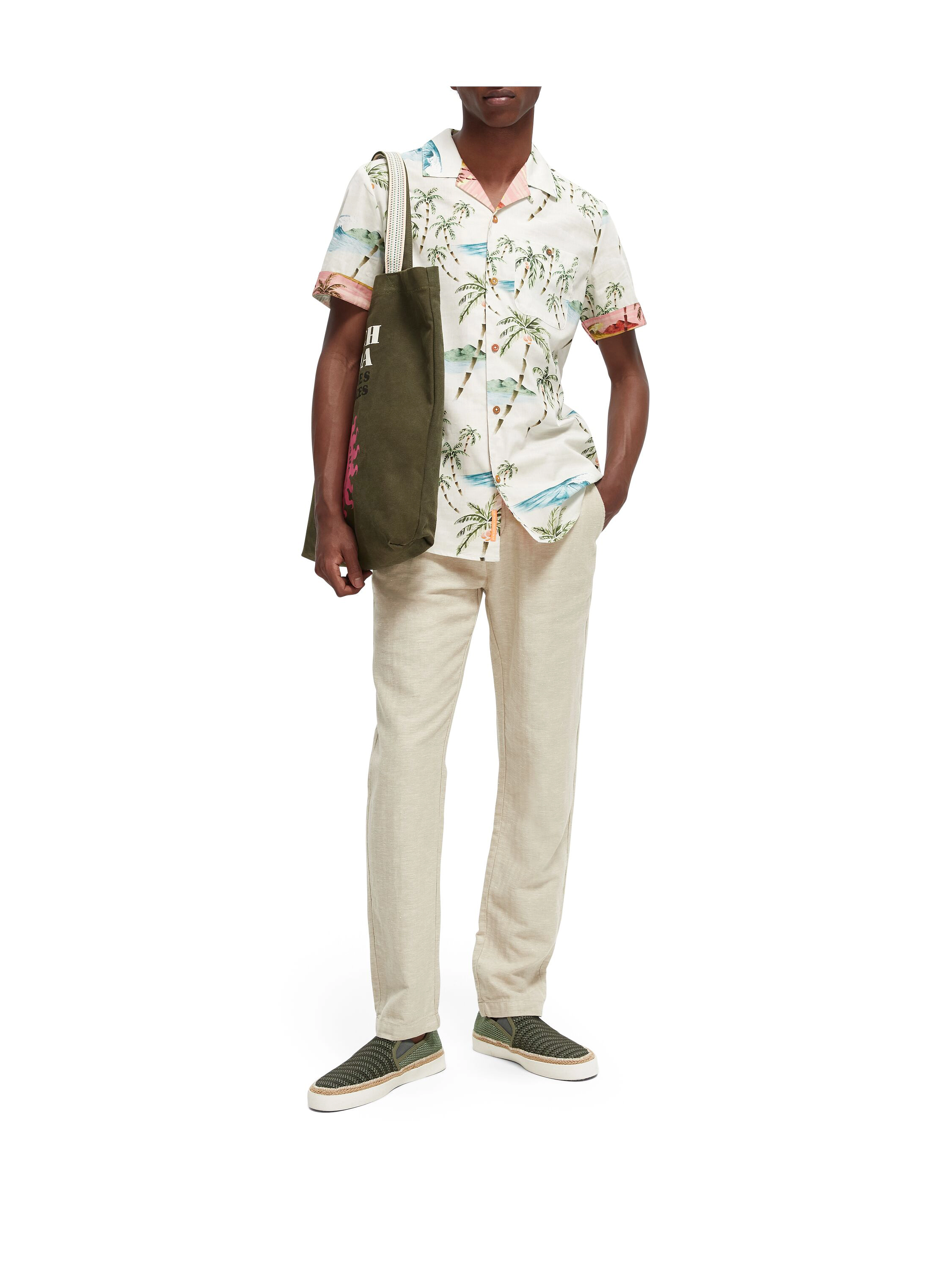 Scotch & Soda - Seasonal Printed Hawaiian detailed shirt - combo a - 2