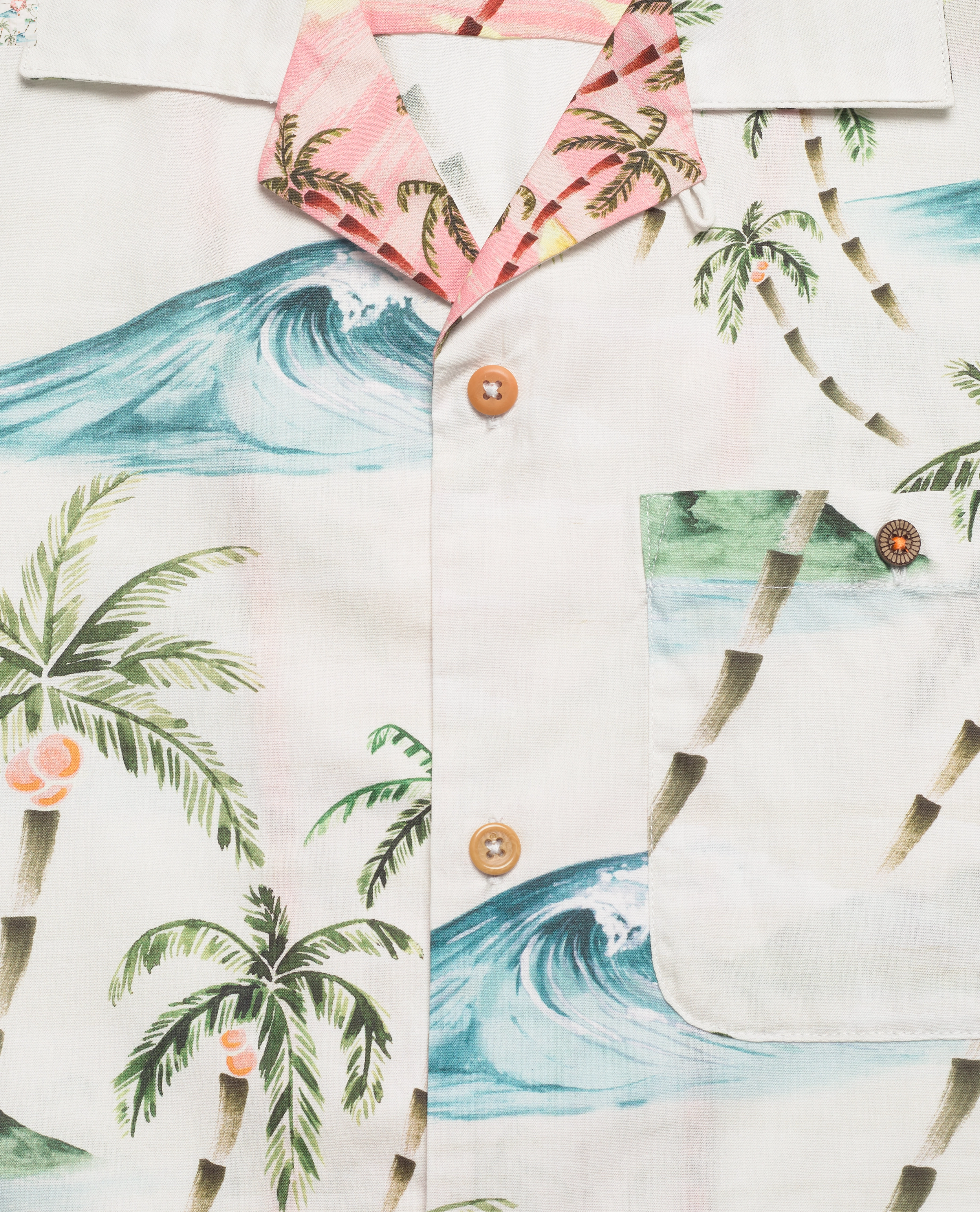 Scotch & Soda - Seasonal Printed Hawaiian detailed shirt - combo a - 3