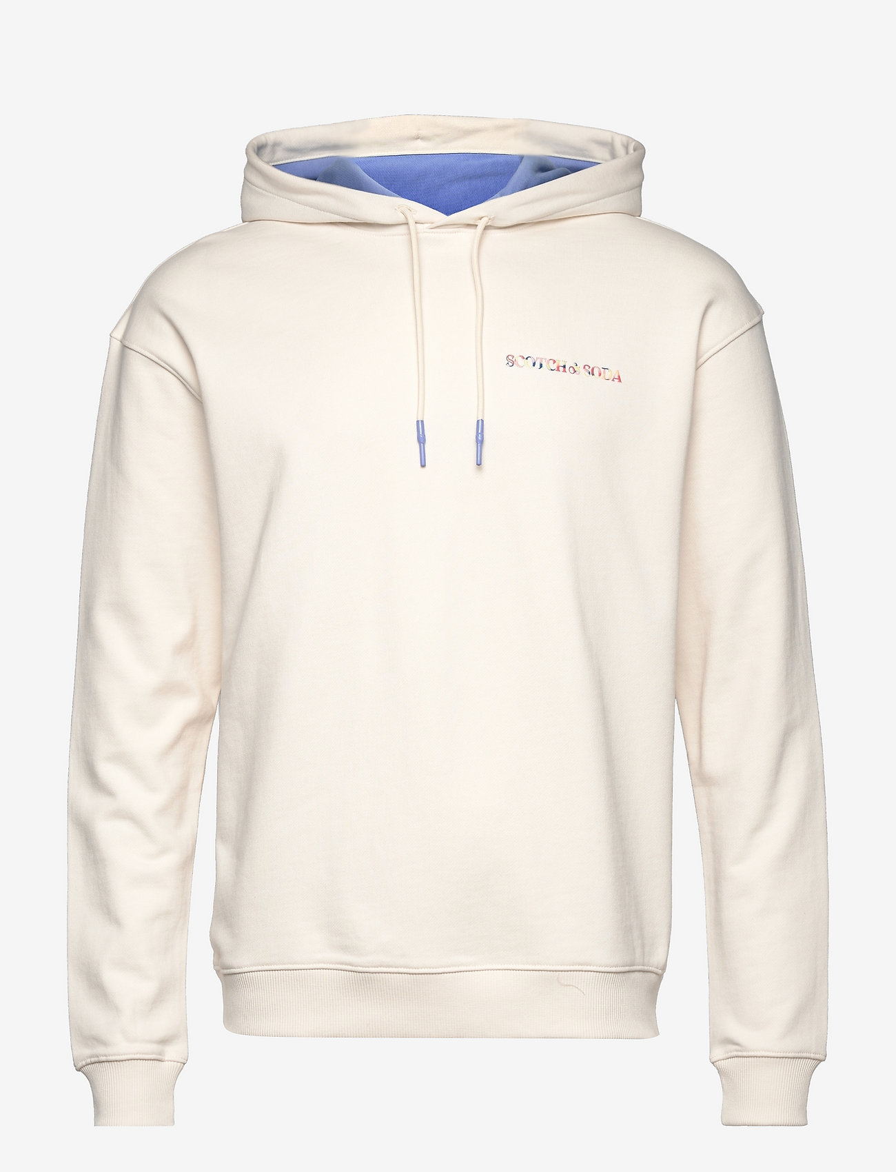 Scotch & Soda - Hooded logo felpa sweatshirt in Organic Cotton - kit - 0