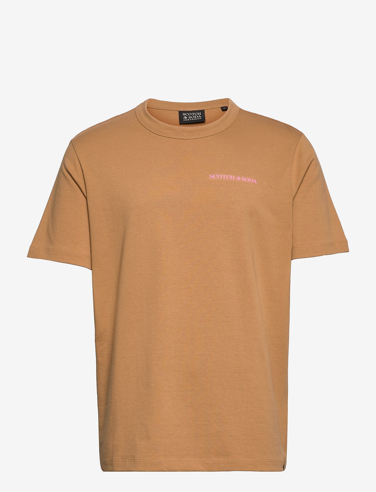 Scotch & Soda - Regular-fit T-shirt in Organic cotton - graceland sand - 0