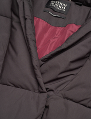 Scotch & Soda - Asymmetric closure puffer coat with Repreve® filling - winter jacket - black sky - 3