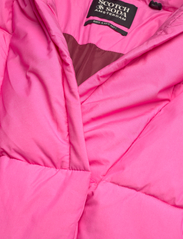 Scotch & Soda - Asymmetric closure puffer coat with Repreve® filling - winter jacket - soft rose - 3