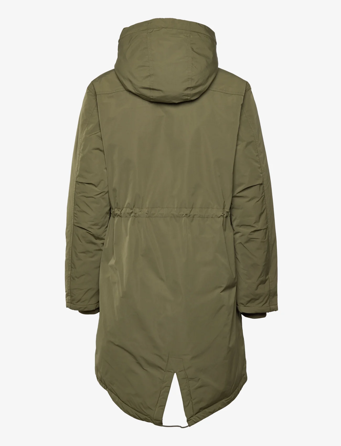 Scotch & Soda - Water repellent parka with Repreve® filling - parkas - dark olive - 1