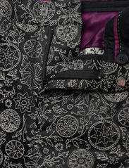 Scotch & Soda - Lowry - Mid rise slim trousers in planetary jacquard pattern - taisna piegriezuma bikses - planetary icons - 4