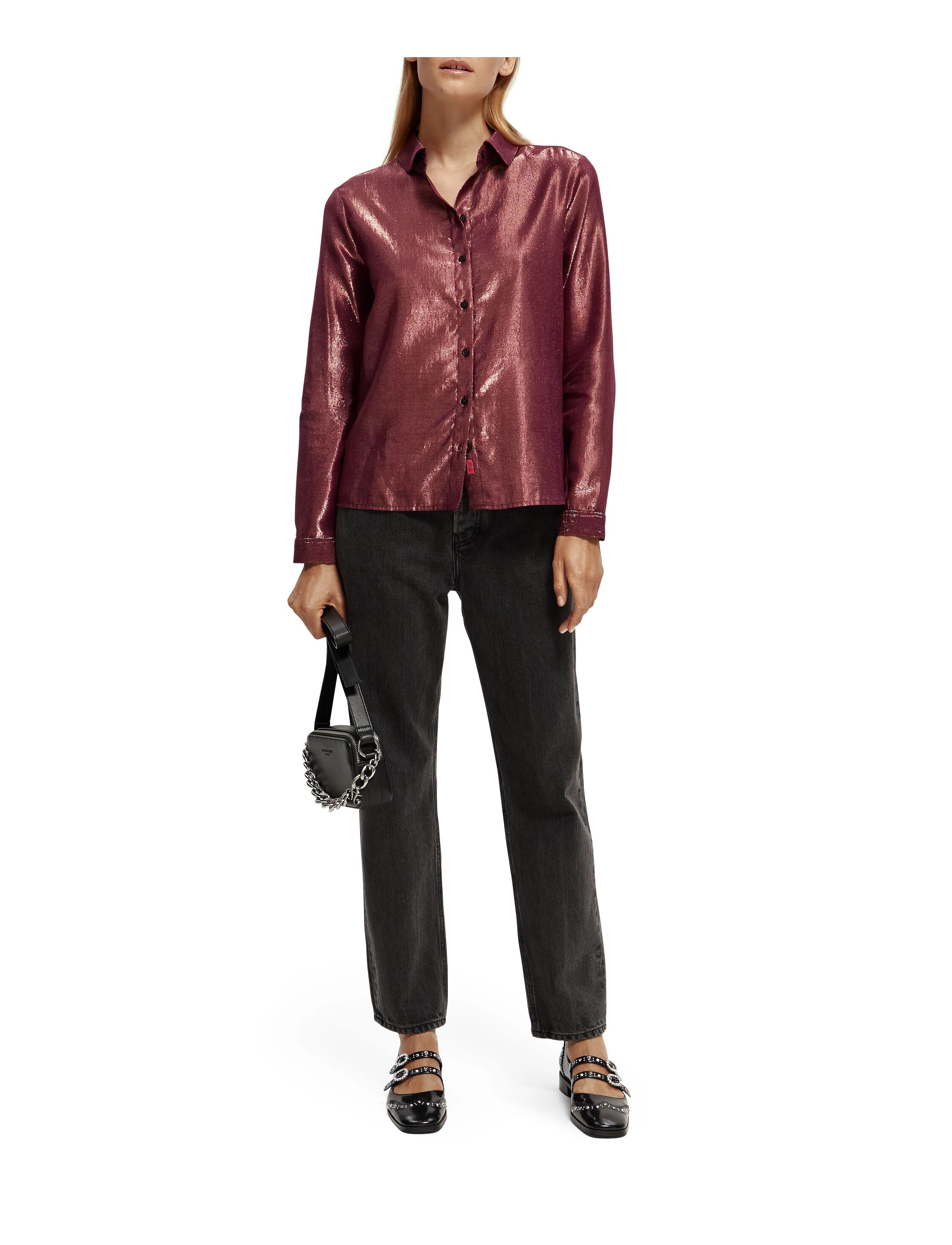 Scotch & Soda Scotch & Soda, XS, Purple, Skjorter > Langærmede, Dame
