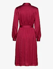 Scotch & Soda - Karis printed shirt dress - shirt dresses - deep raspberry - 1