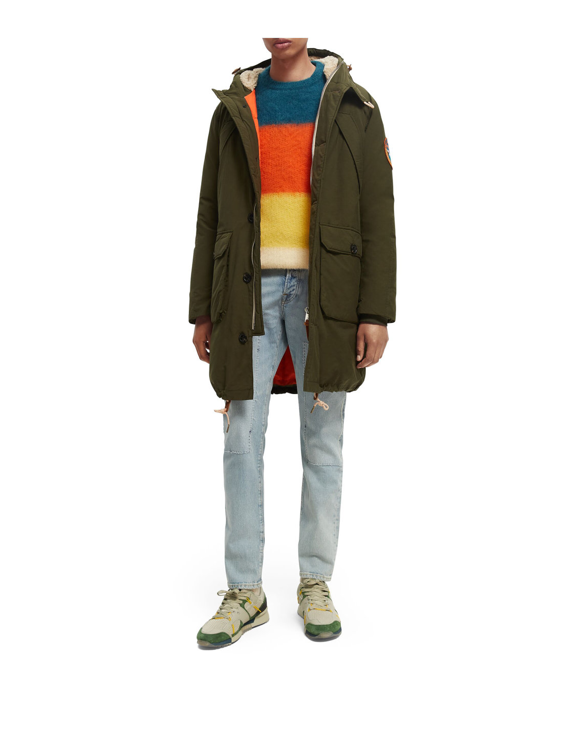 Scotch and soda clearance classic parka