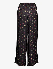 Scotch & Soda - Gia - Mid rise wide leg printed elasticated trousers - bikses ar taisnām starām - planets - 1