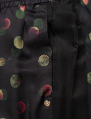 Scotch & Soda - Gia - Mid rise wide leg printed elasticated trousers - bikses ar taisnām starām - planets - 3