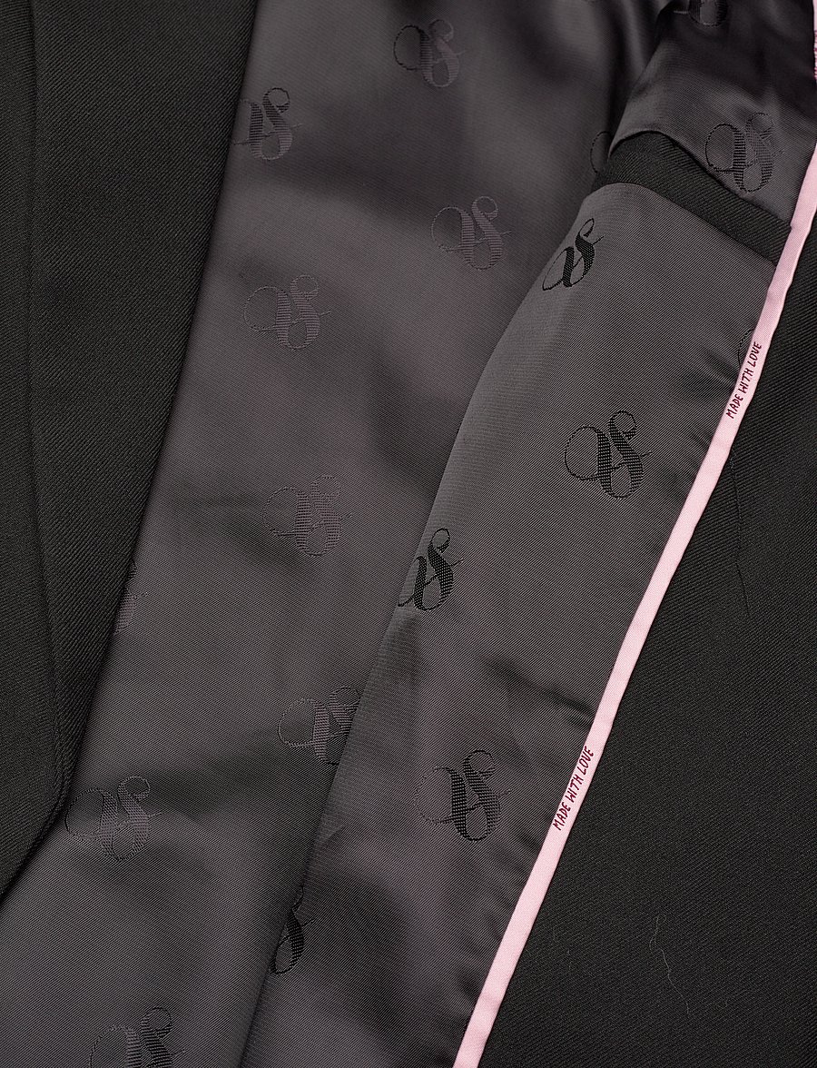Scotch & Soda - Core SB fitted blazer - enkelknäppta kavajer - black - 4