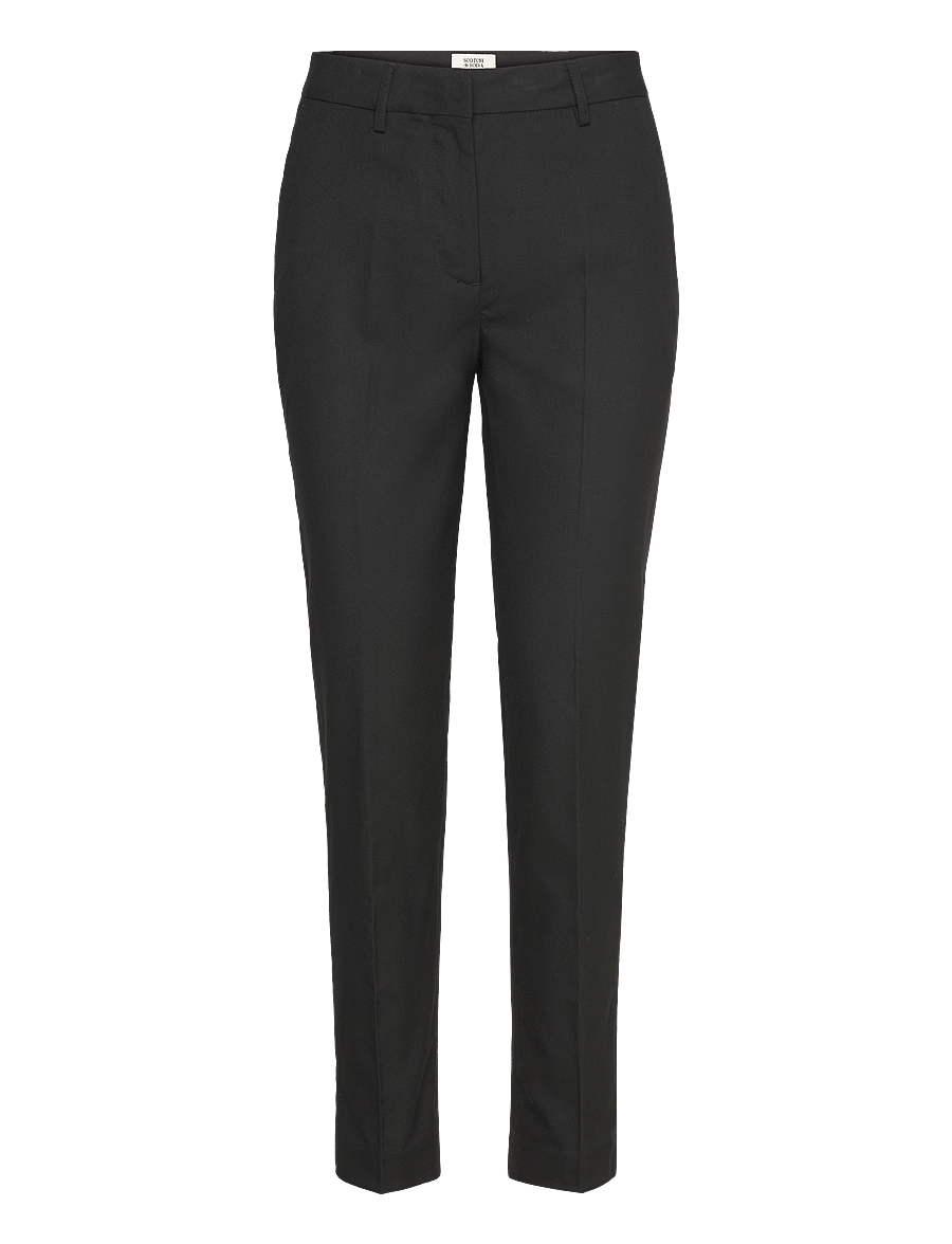 Scotch & Soda - Core Lowry pant - kostymbyxor - black - 0