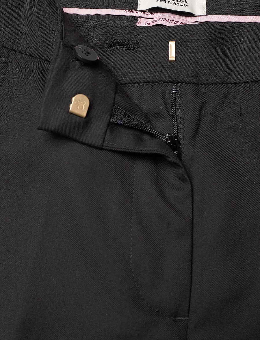 Scotch & Soda - Core Lowry pant - kostymbyxor - black - 3