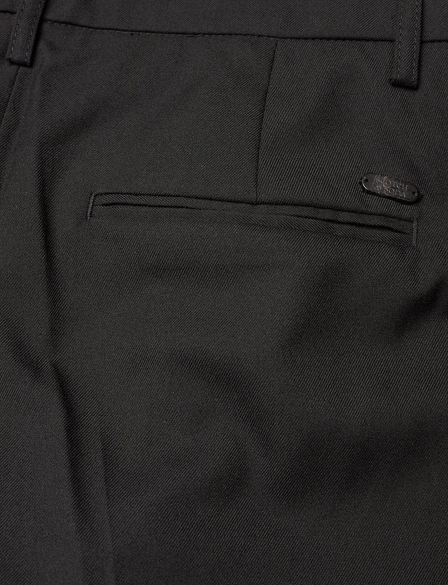 Scotch & Soda - Core Lowry pant - kostymbyxor - black - 4