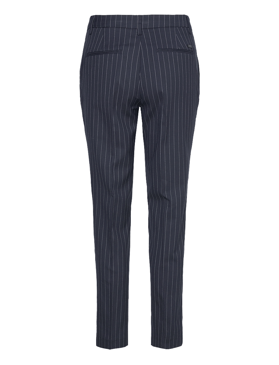 Scotch & Soda - Core Lowry pant - pantalons habillés - night blue pinstripe - 1