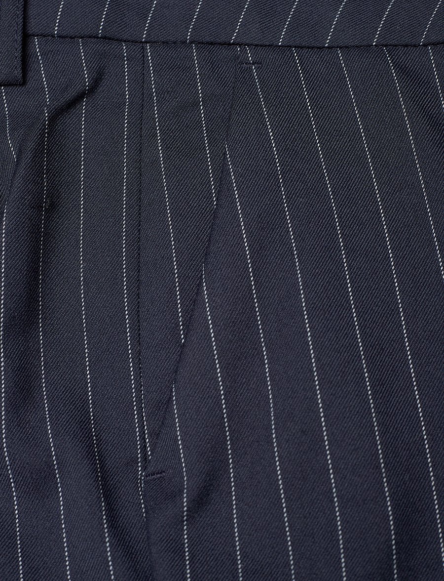 Scotch & Soda - Core Lowry pant - pantalons habillés - night blue pinstripe - 2