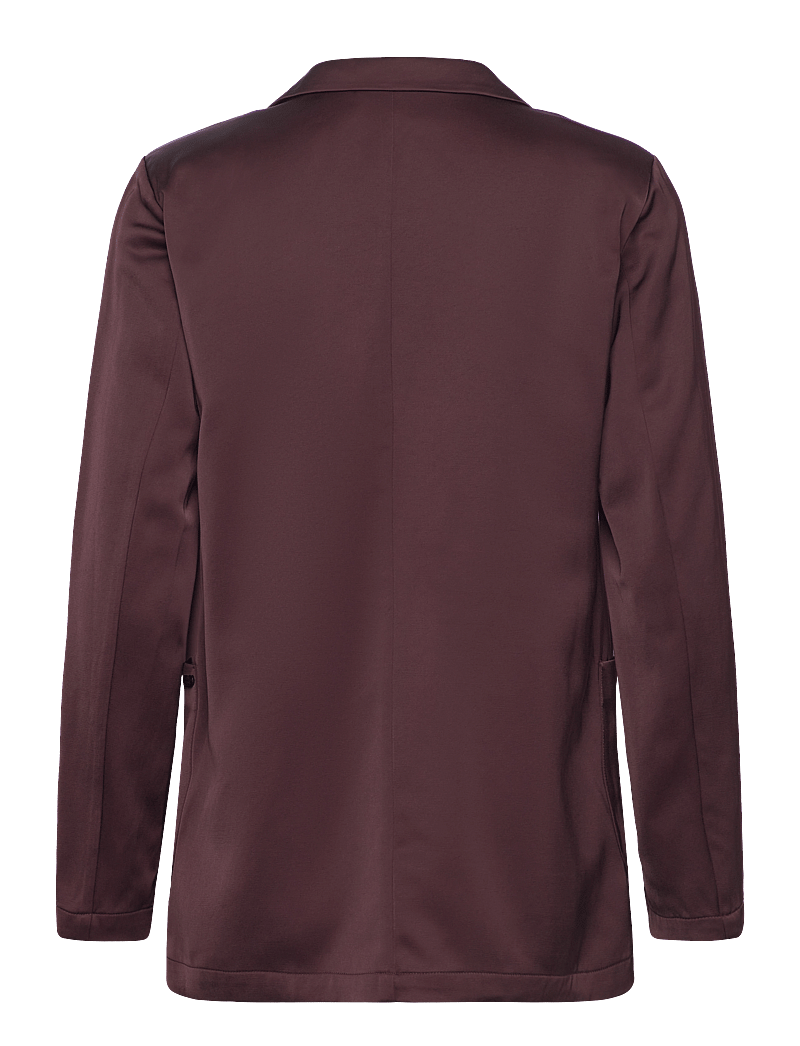 Scotch & Soda - SB satin blazer - einreihige blazer - dark bordeaux - 1