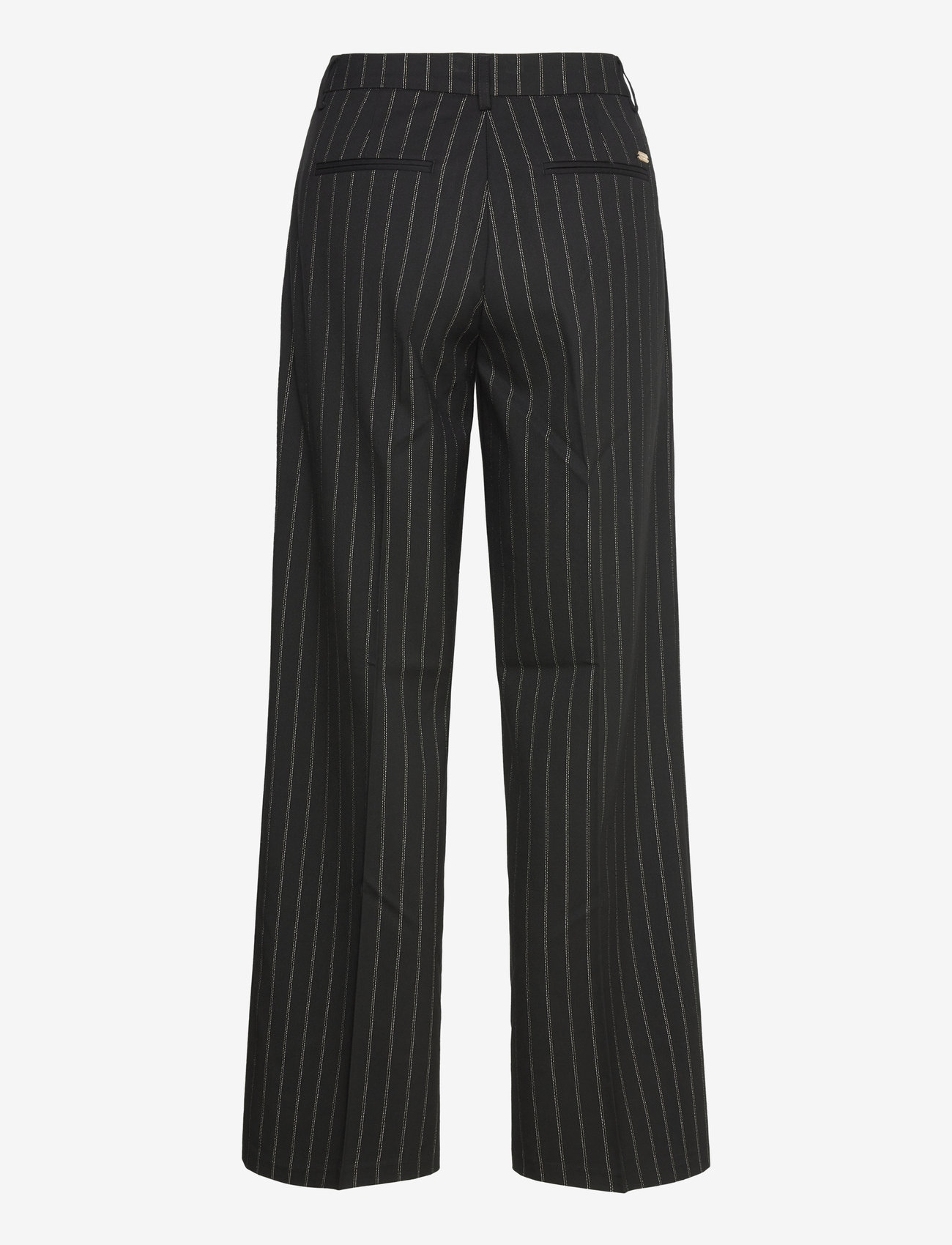 Scotch & Soda - Edie lurex stripe wide leg pant - bukser med brede ben - lurex jacquard stripe - 1