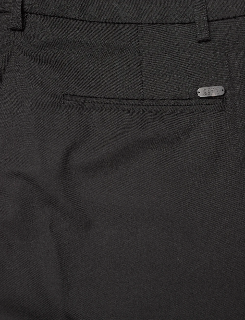 Scotch & Soda - Core Edie Pant - kostymbyxor - black - 4
