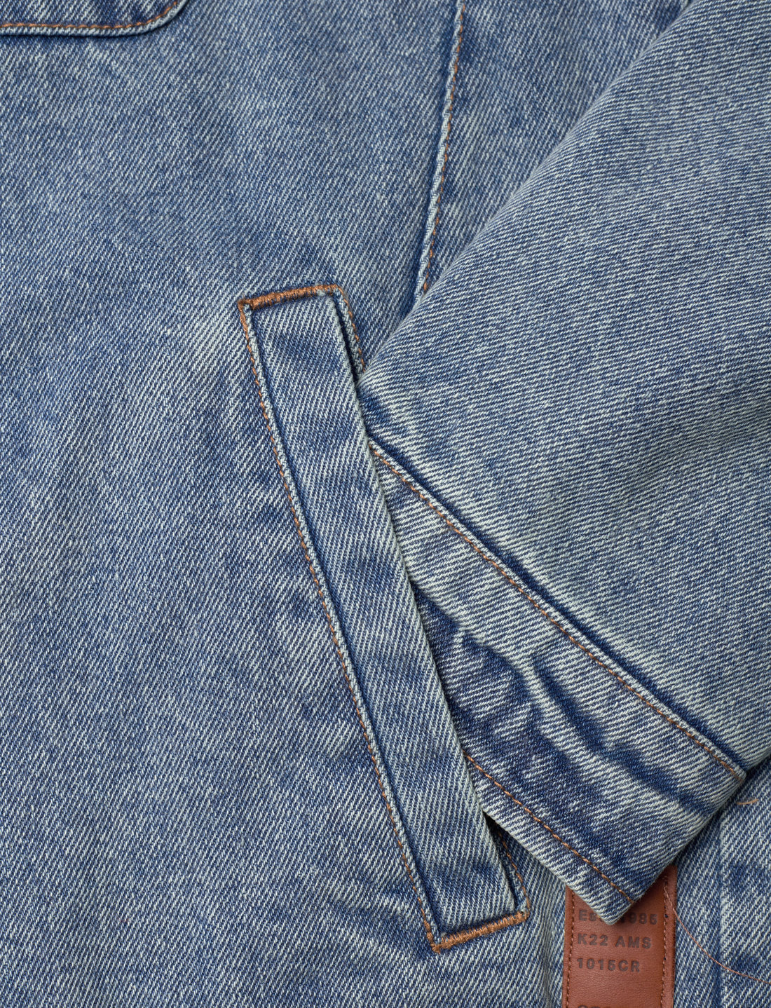 Scotch & Soda - Cord collar indigo teddy jacket - vestes en jean non doublées - washed indigo - 3