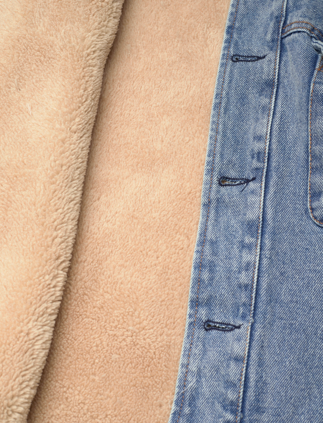 Scotch & Soda - Cord collar indigo teddy jacket - vestes en jean non doublées - washed indigo - 4