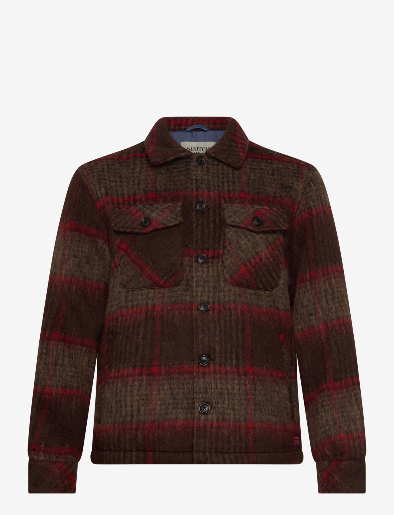 Scotch & Soda - Brushed Wool Blend Overshirt - parchment - 0