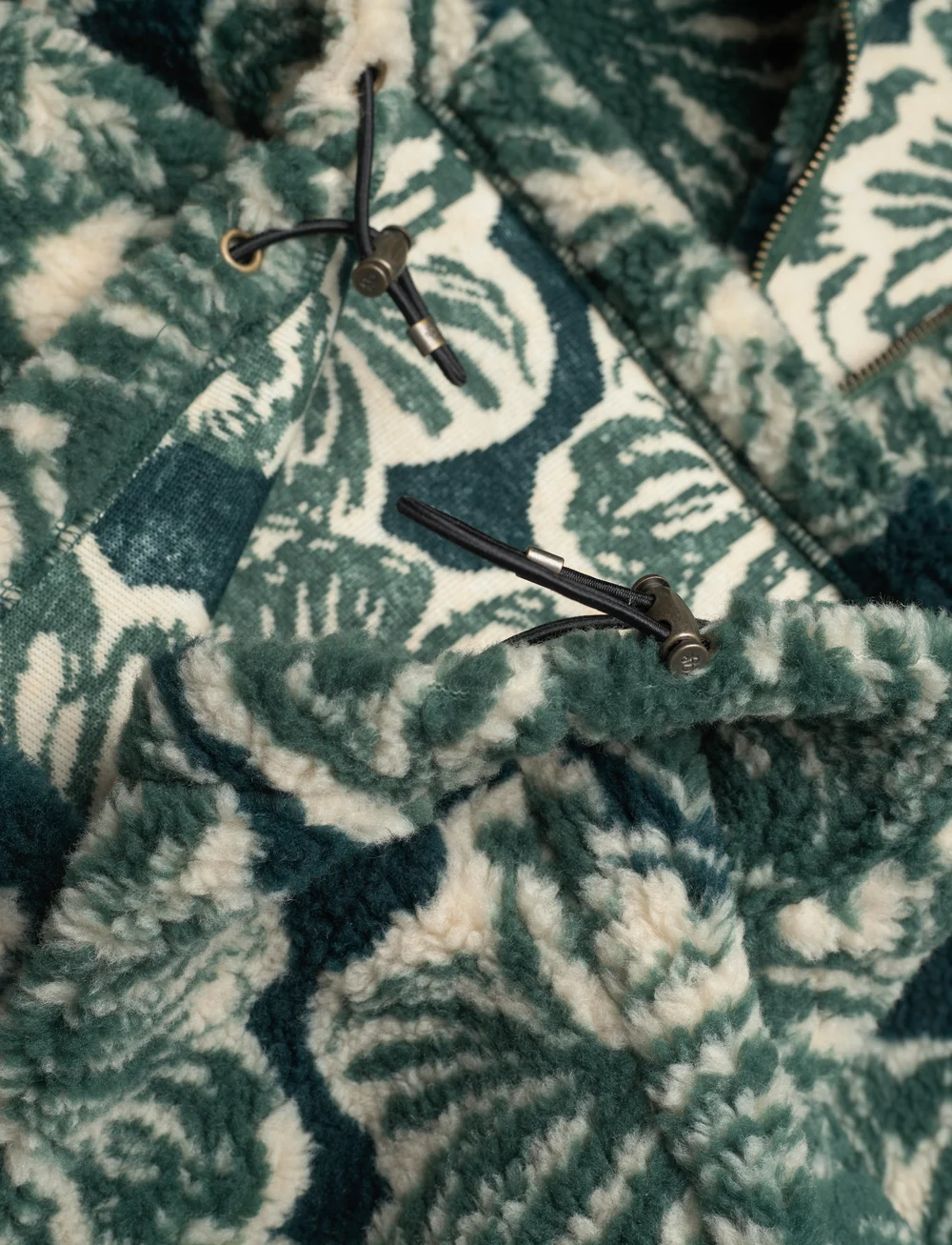 Scotch & Soda - Polar Fleece Zip Sweatshirt - fleece-pullover - san fran flower - 4