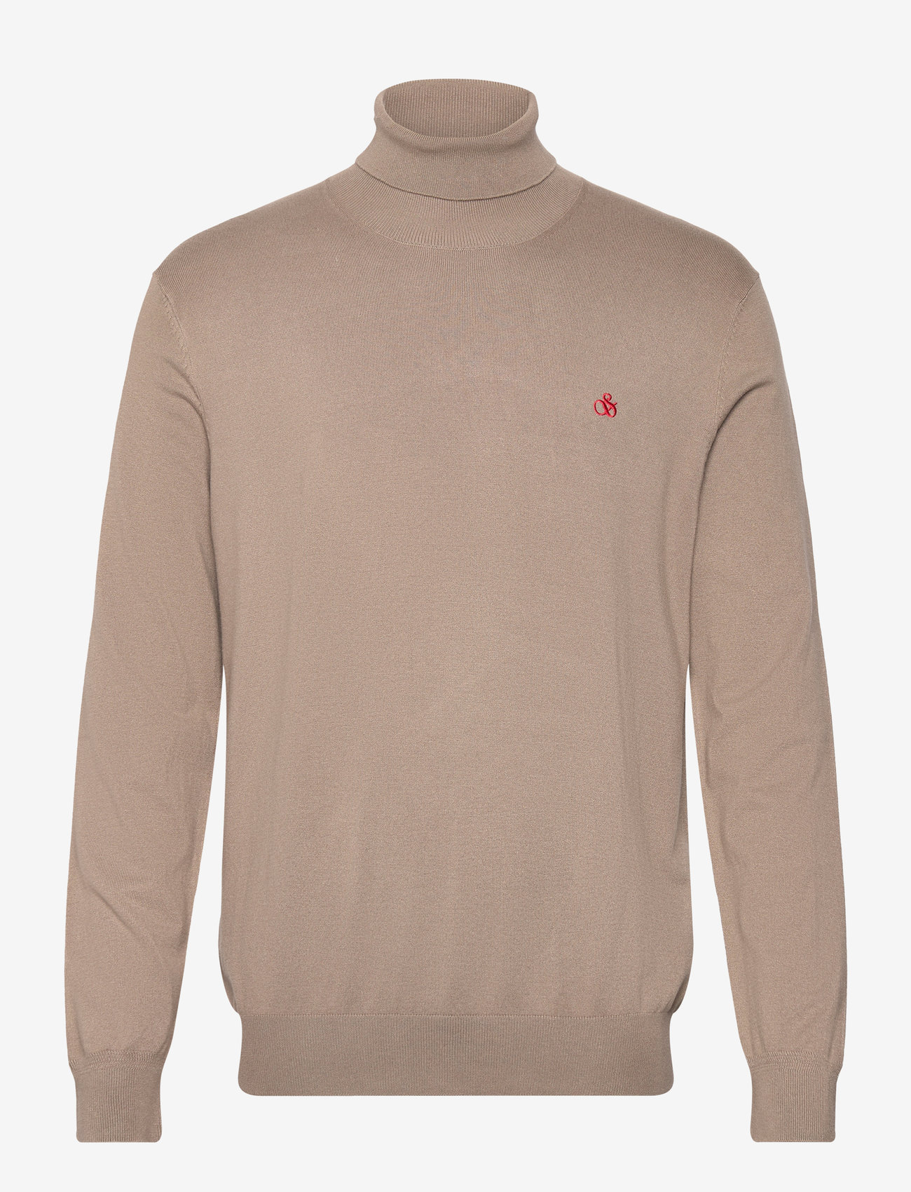 Scotch & Soda - Turtleneck Viscose Sweater - mocha - 0