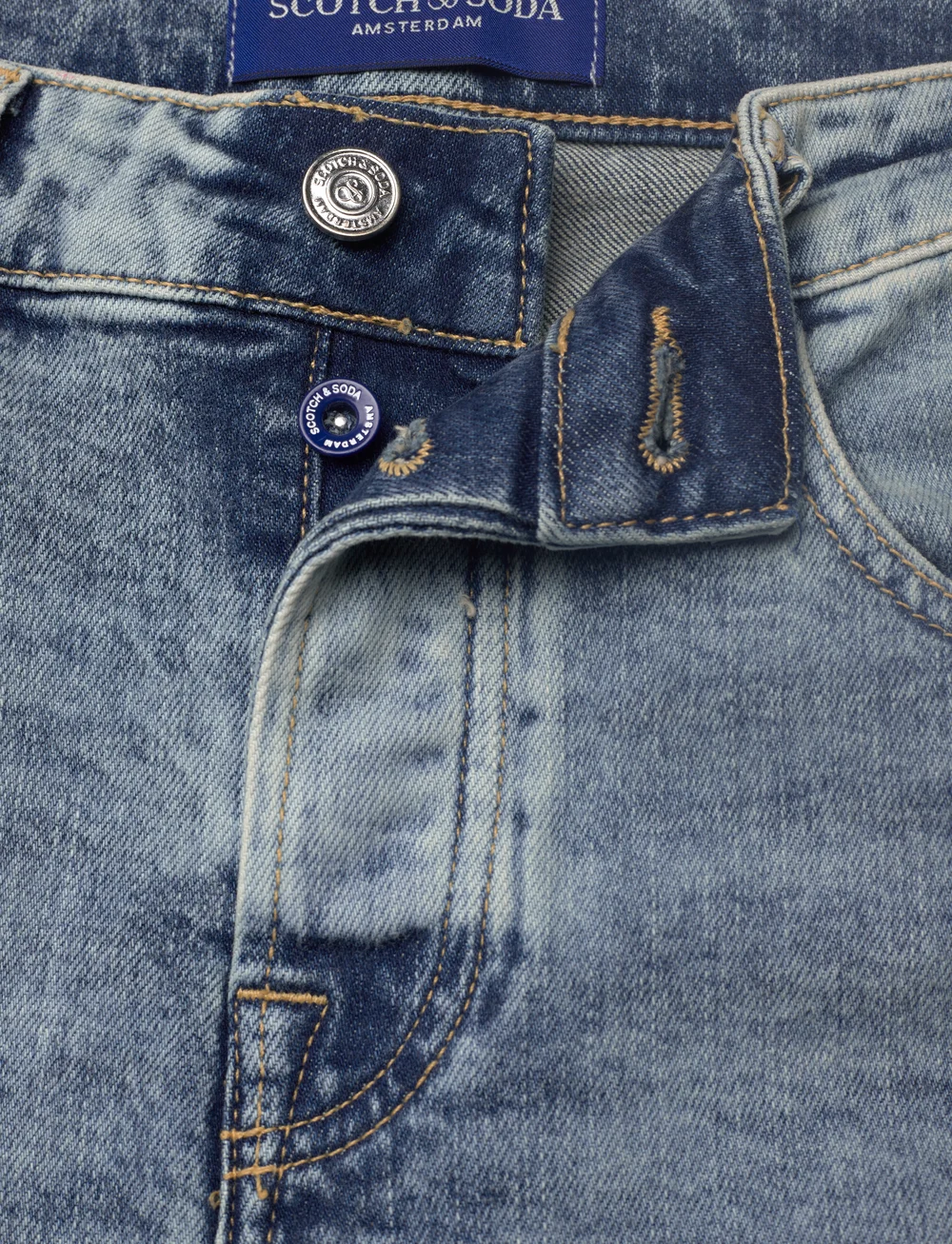 Scotch & Soda - CORE Ralston in organic cotton Aqua Blue - suorat farkut - aqua blue - 3