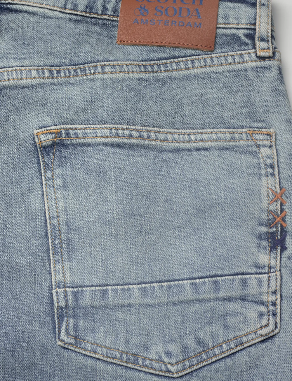 Scotch & Soda - CORE Ralston in organic cotton Aqua Blue - suorat farkut - aqua blue - 4