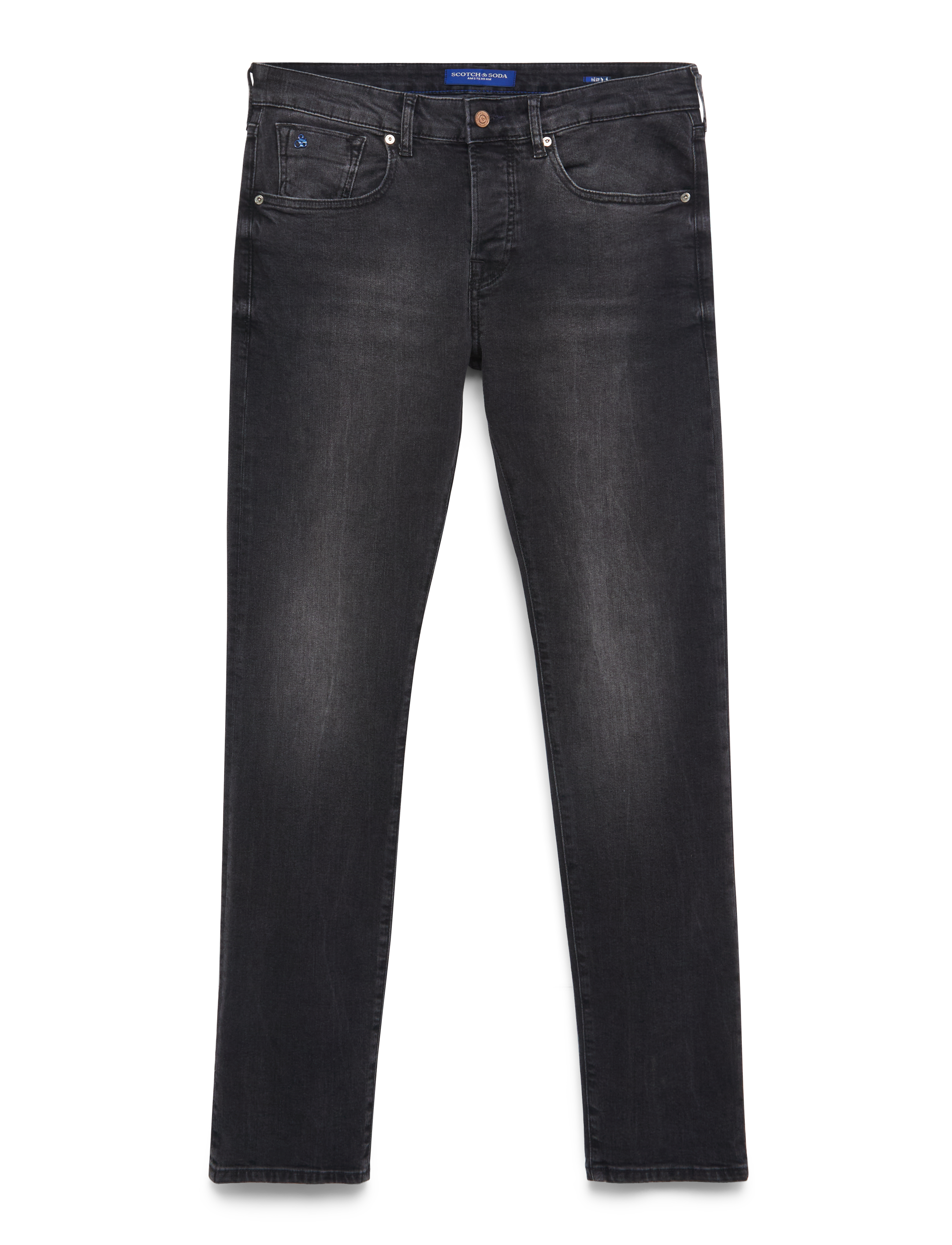 Scotch & Soda Core Ralston Slim Jeans Black Night, 36 x 32, Black, Jeans > Smalle, Herre